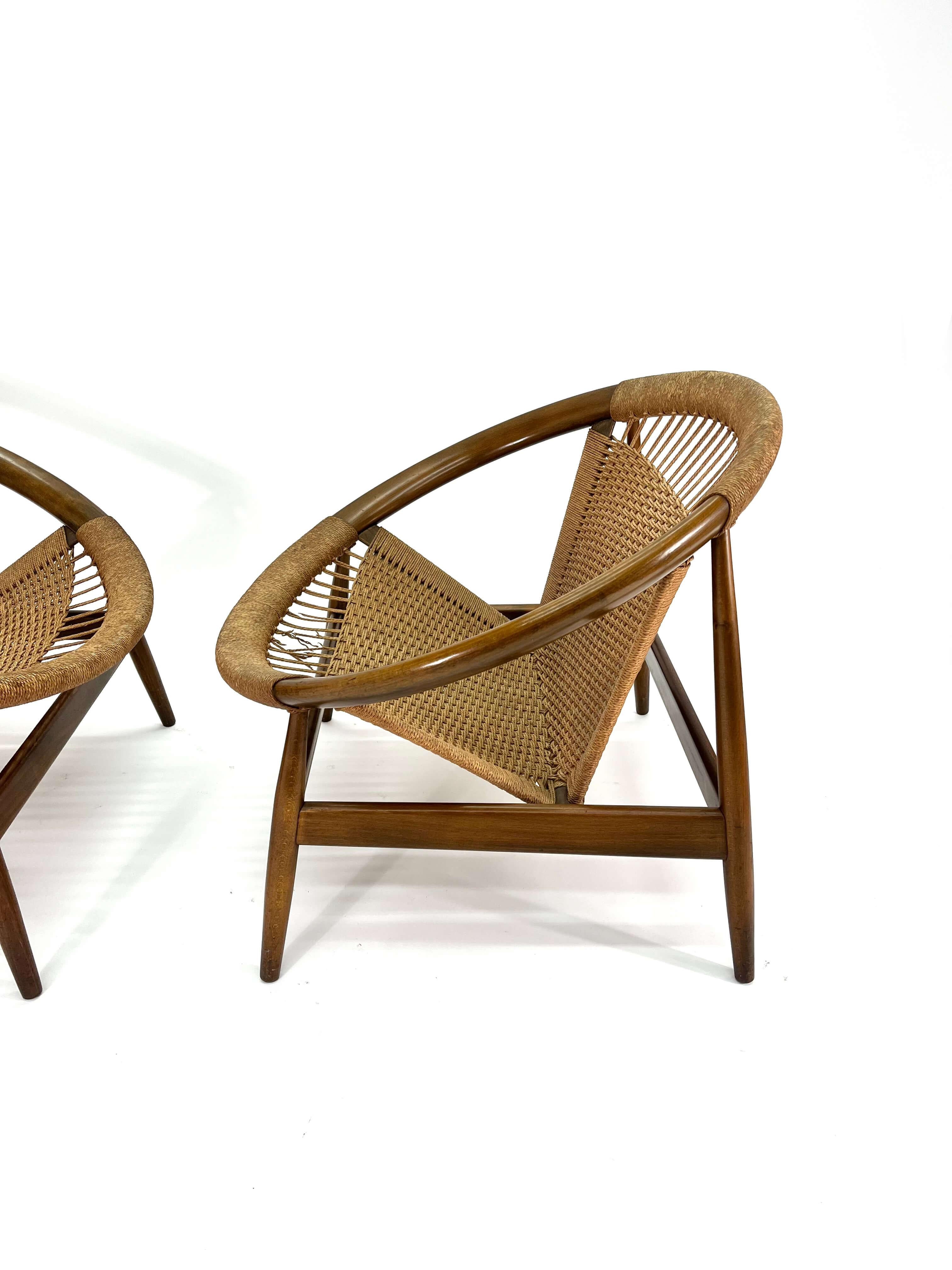 Mid-Century Modern Ringstol Lounge Chair by Illum Wikkelsø en vente 2