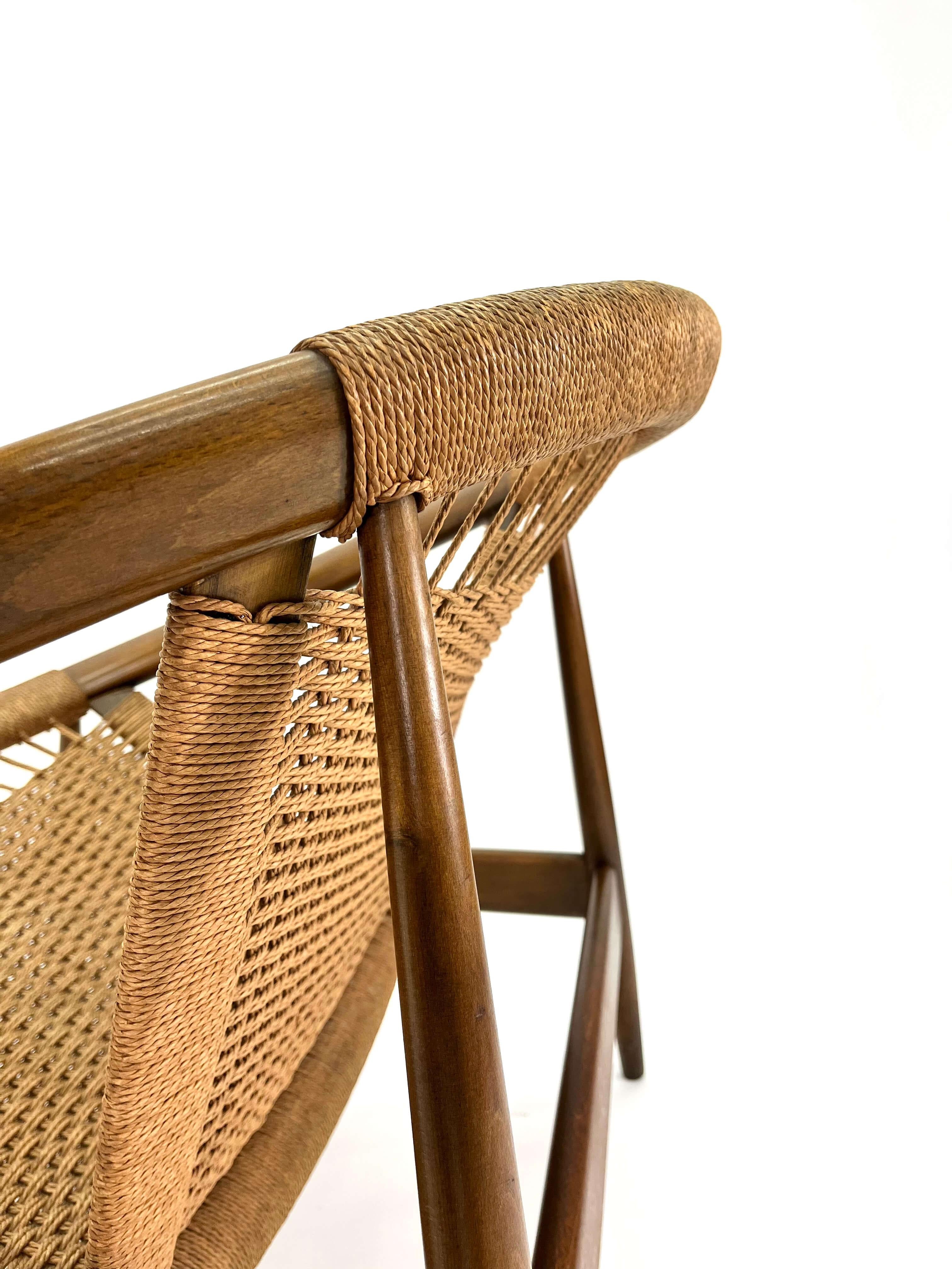 Mid-Century Modern Ringstol Lounge Chair by Illum Wikkelsø Bon état - En vente à San Diego, CA