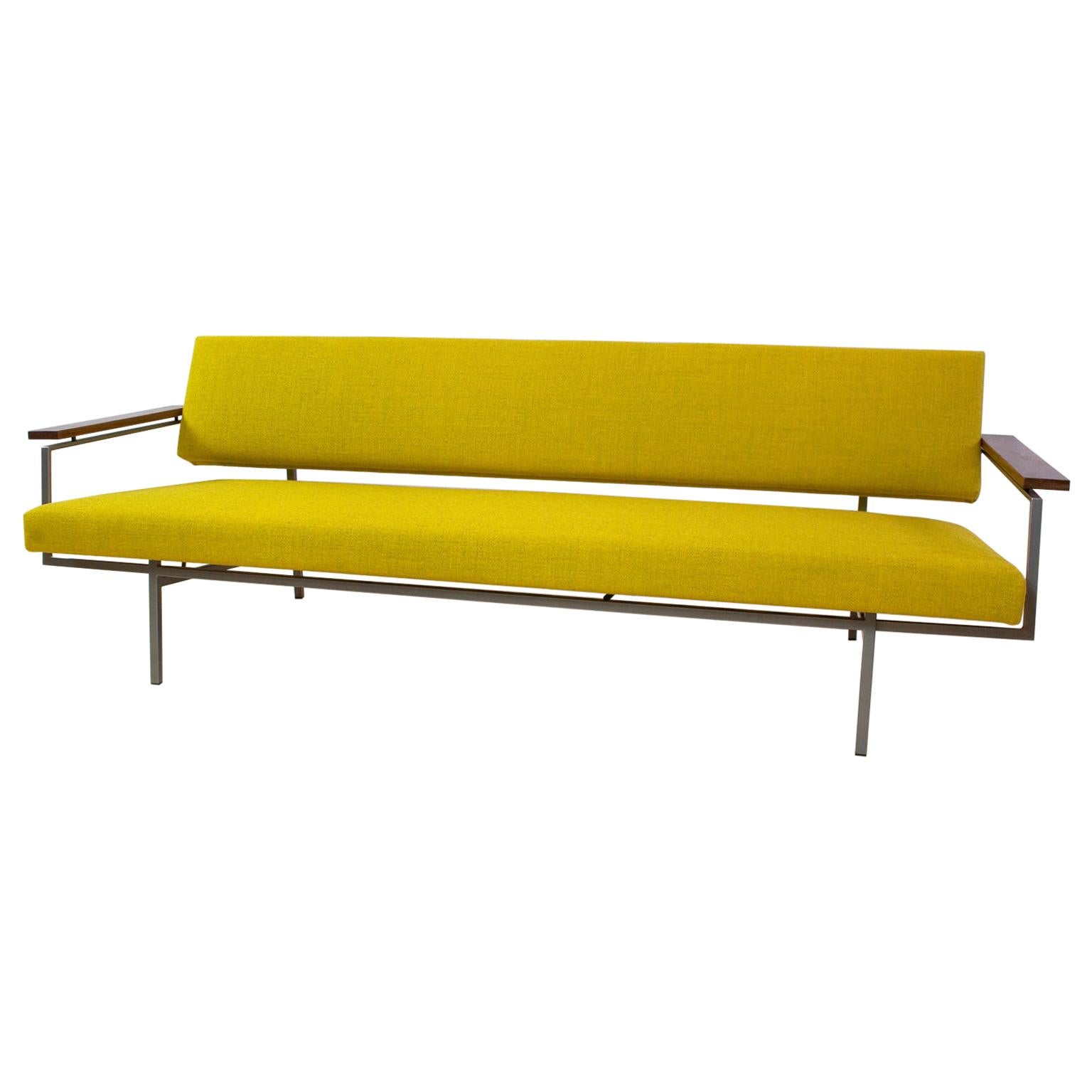 Mid-Century Modern Rob Parry Sofa 3-Seat Model Lotus 75 in Yellow, 1960s For Sale