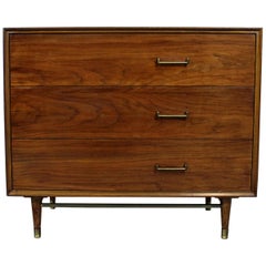 Mid-Century Modern Robert Feller Mark Furst for Furnette 3-Drawer Bachelor Chest