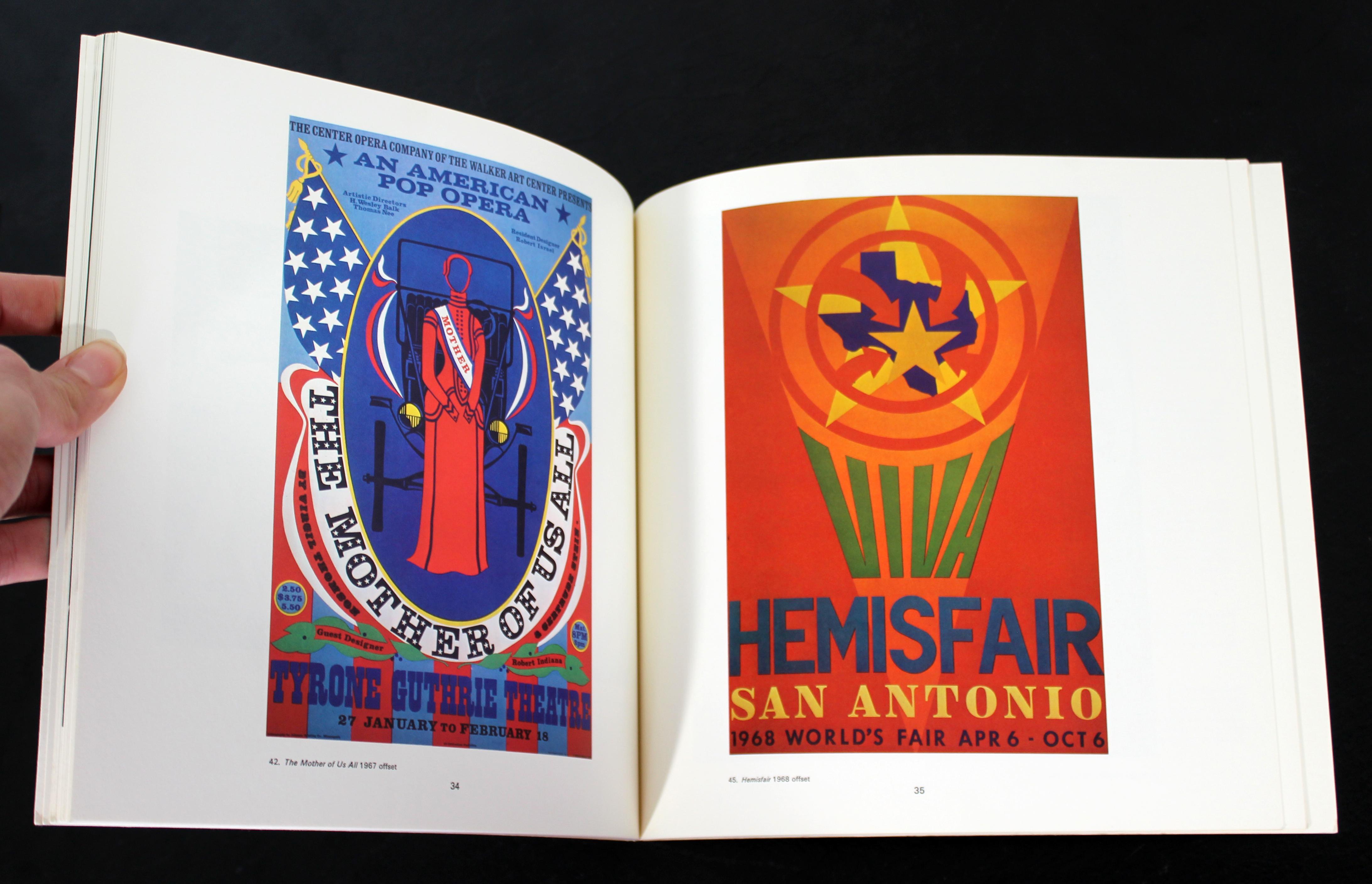 Mid-Century Modern Robert Indiana Prints Posters Art Book, 1961-1969 2