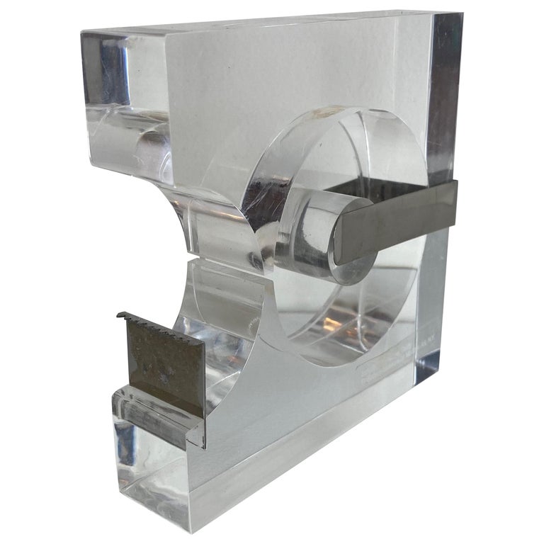 MidCentury Modern Robert P. Gottlieb Lucite Tape Dispenser at 1stDibs