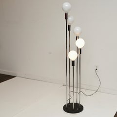 Mid-Century Modern Robert Sonneman 5-Globe Waterfall Lamp
