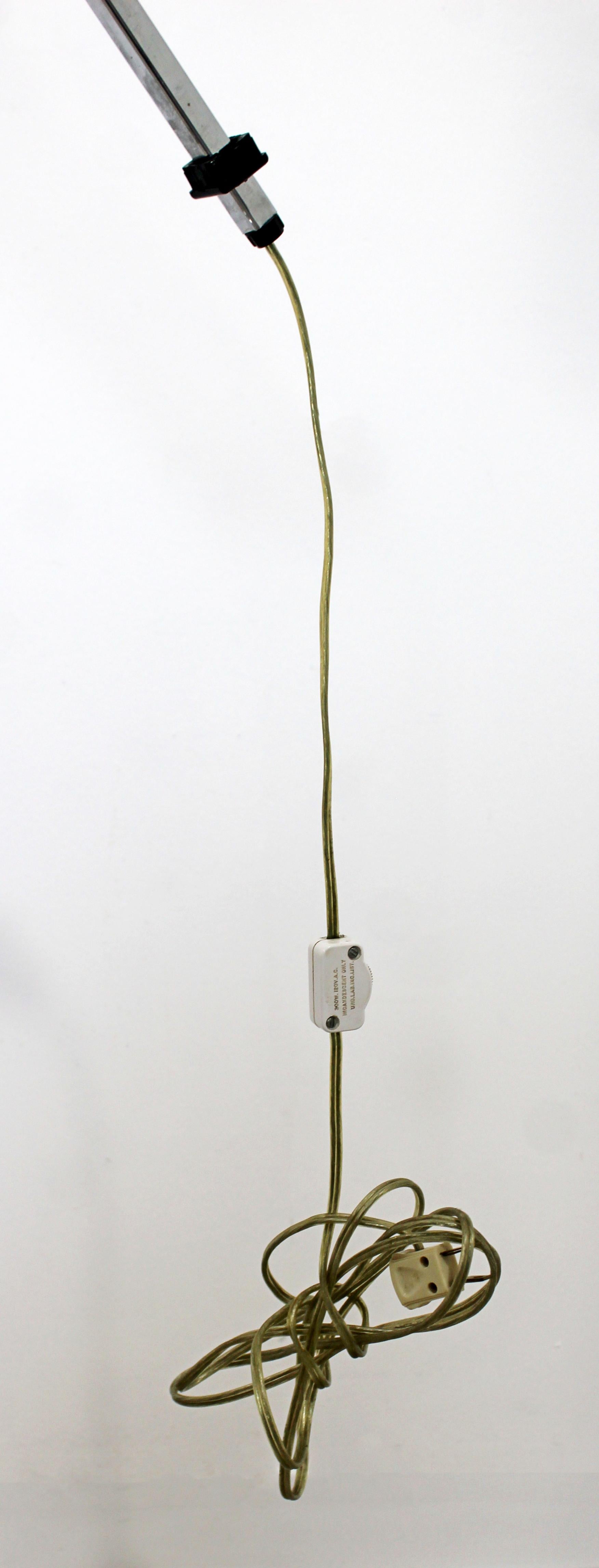 Mid-Century Modern Robert Sonneman Adjustable 3-Arm Globe Chrome Floor Lamp 2