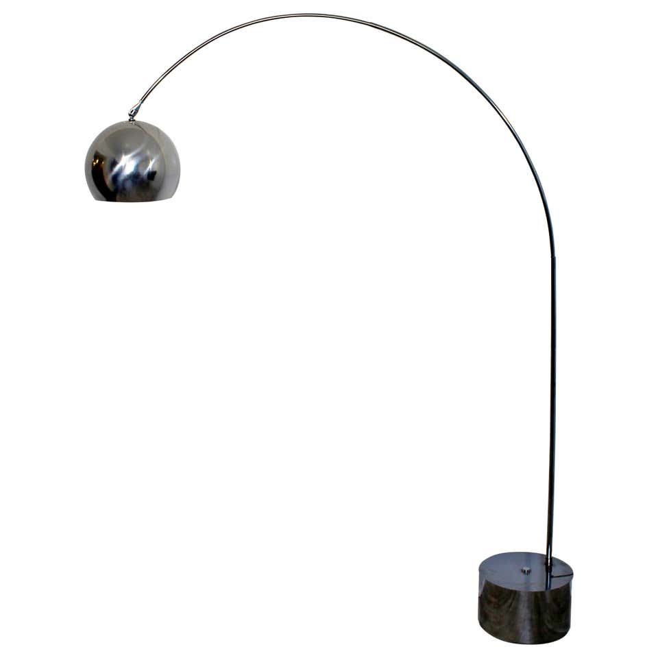 Mid Century Modern Monumental Arc Floor Lamp at 1stdibs
