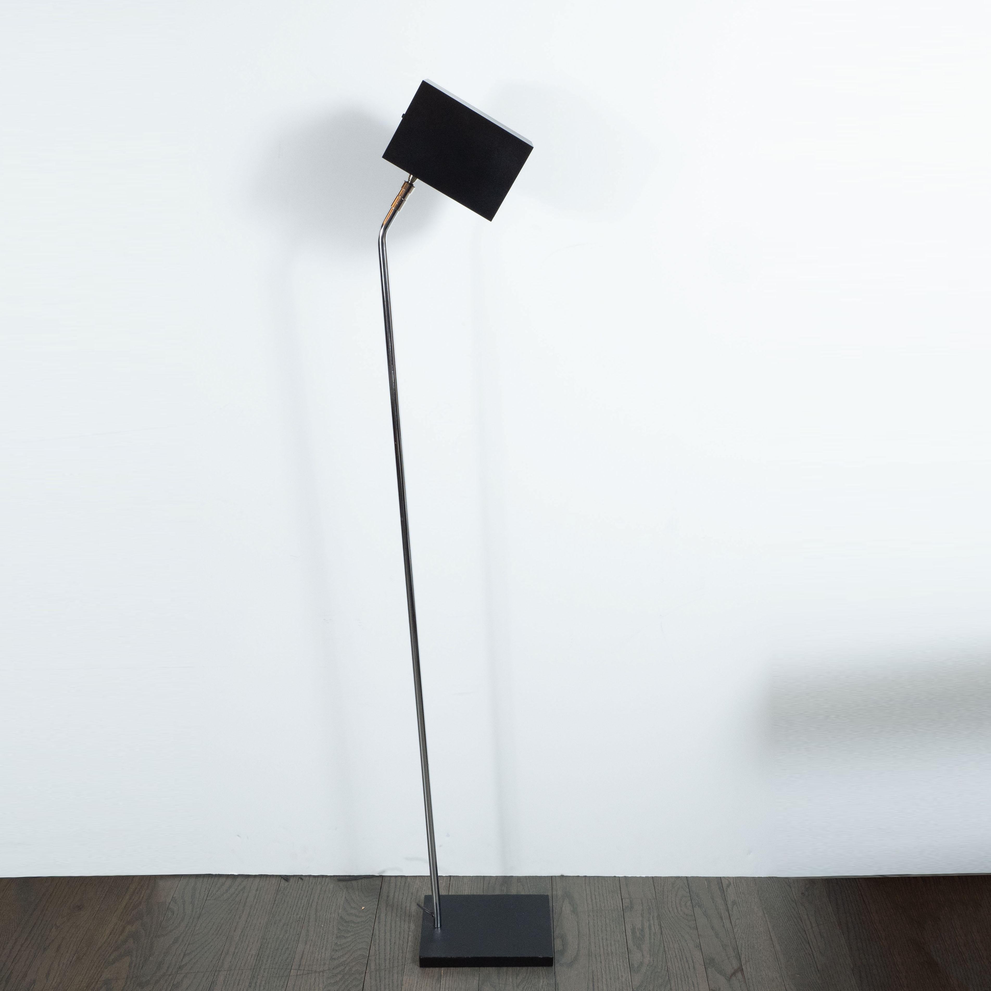 Enameled Mid-Century Modern Robert Sonneman for George Kovacs Floor Lamp