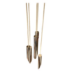 Lampe à suspension Wind Chime de Robert Sonneman, moderne du milieu du siècle dernier