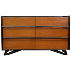Mid-Century Modern Robinson 6 Drawer Dresser Credenza Saarinen Era, 1950s