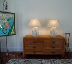 Lampade in stile Sirmos con rocce di cava