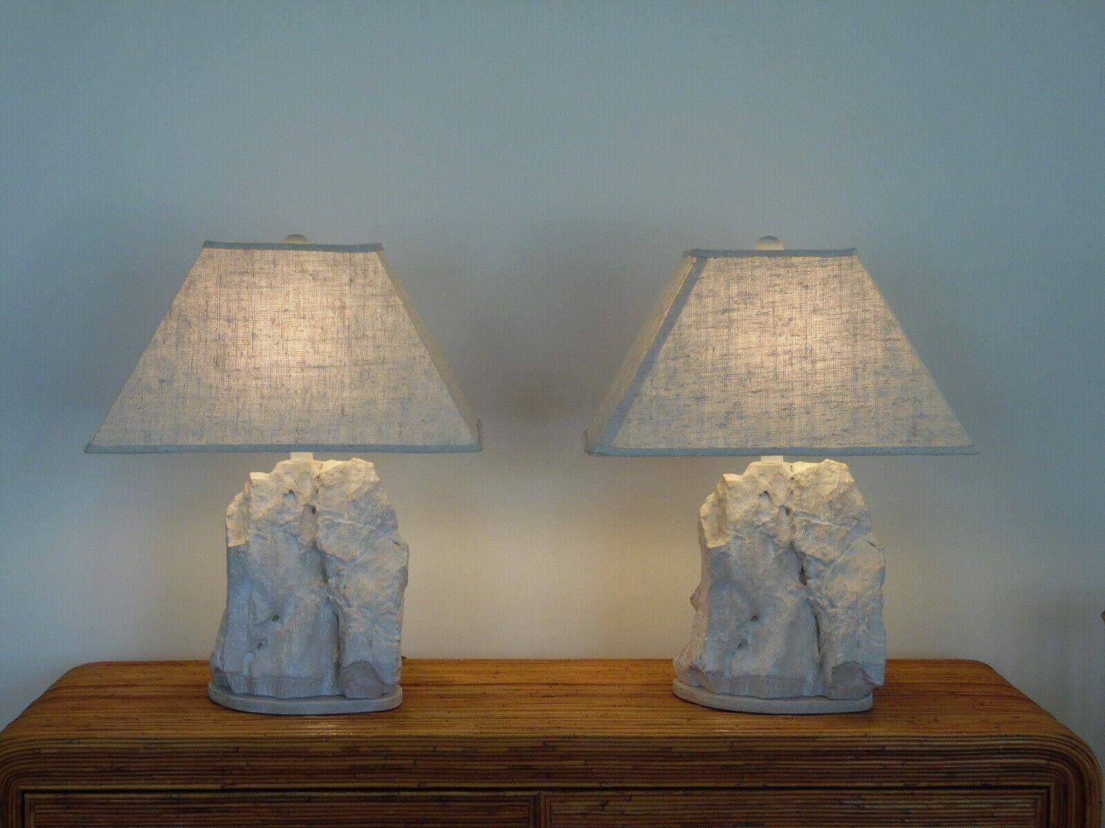  Sirmos Style Faux Stone Lamps For Sale 1