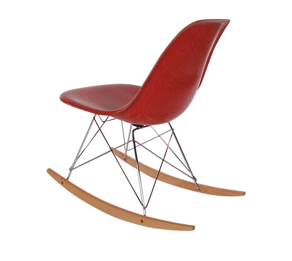 mid-century modern rocking chair
