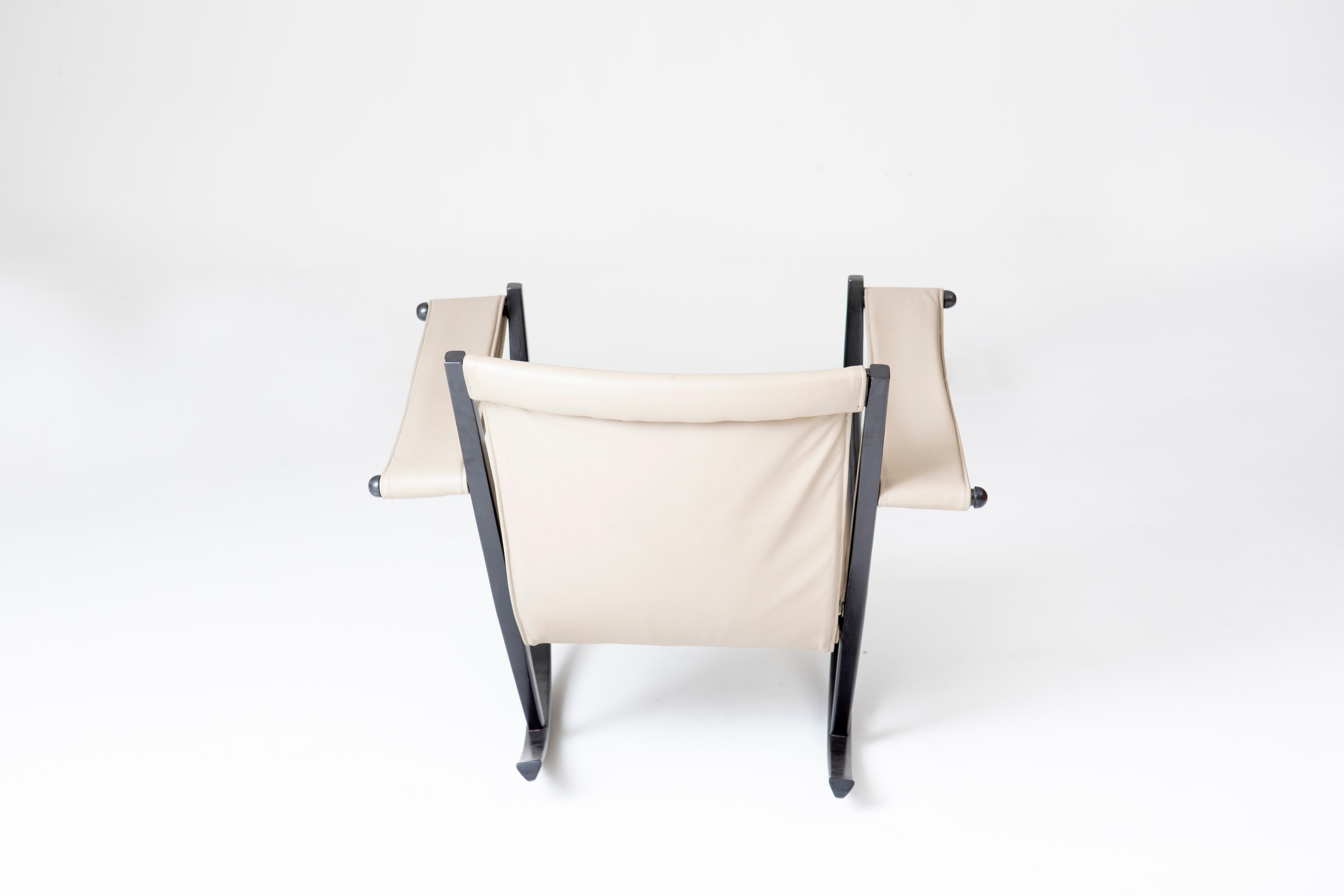 Mid-Century Modern Rocking Chair by Joaquim Tenreiro, 1950s For Sale 4