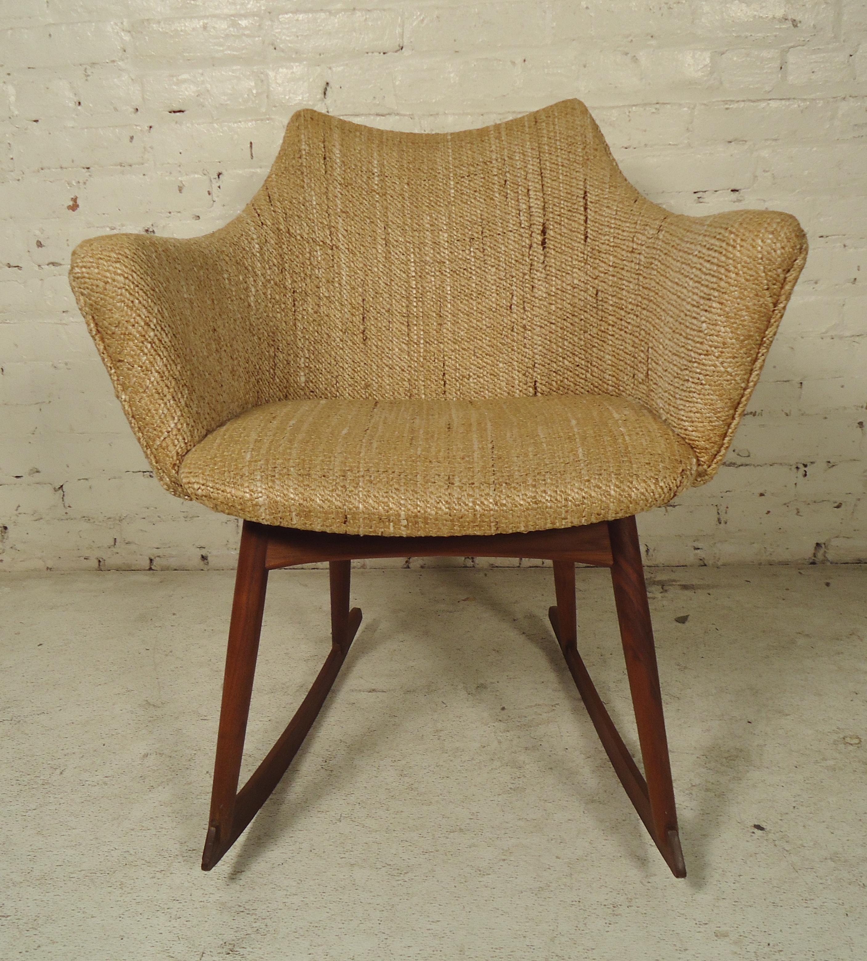 Mid-Century Modern Vintage Adrian Pearsall Rocking Tub Chair by Craft Associates