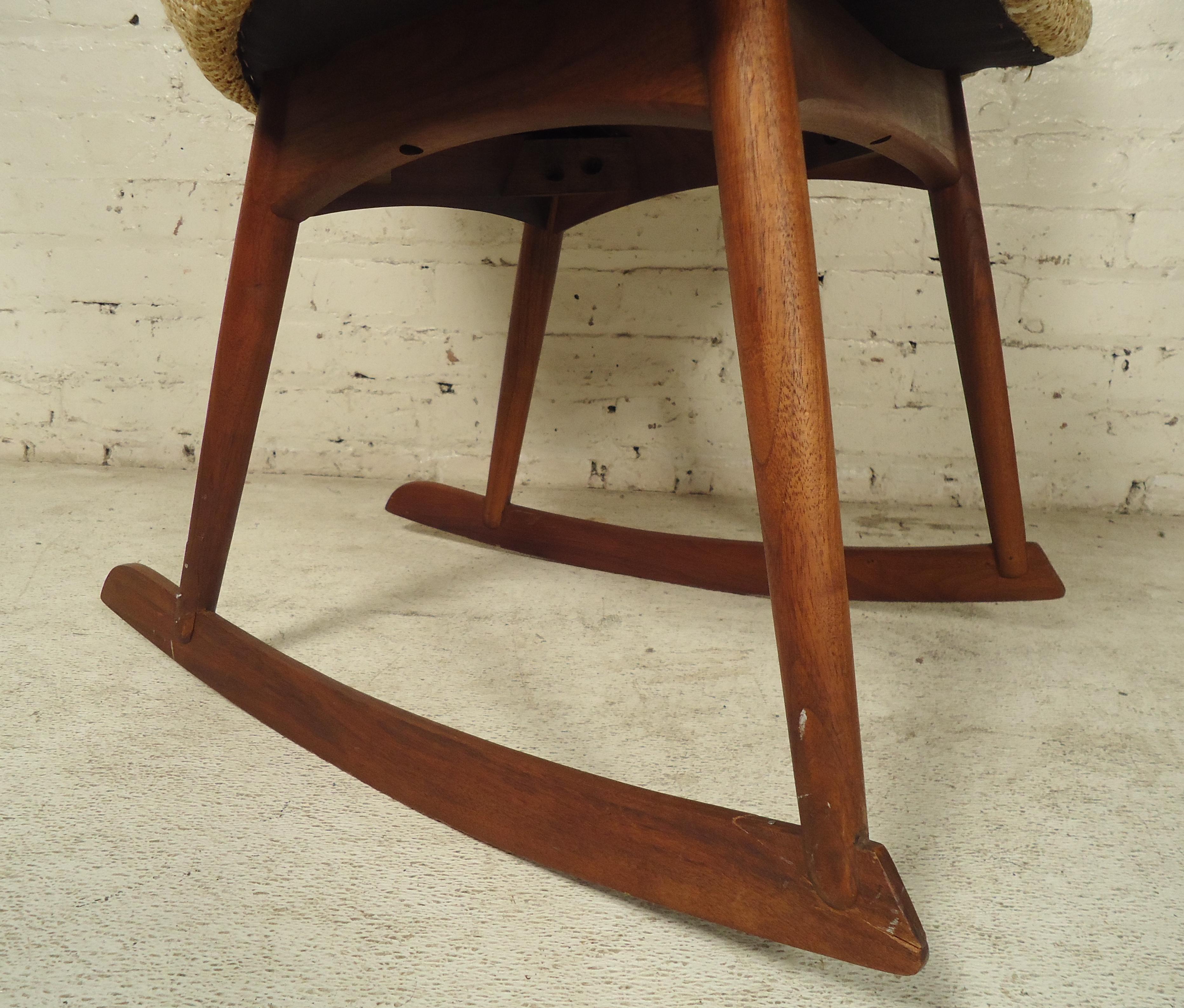 20th Century Vintage Adrian Pearsall Rocking Tub Chair by Craft Associates