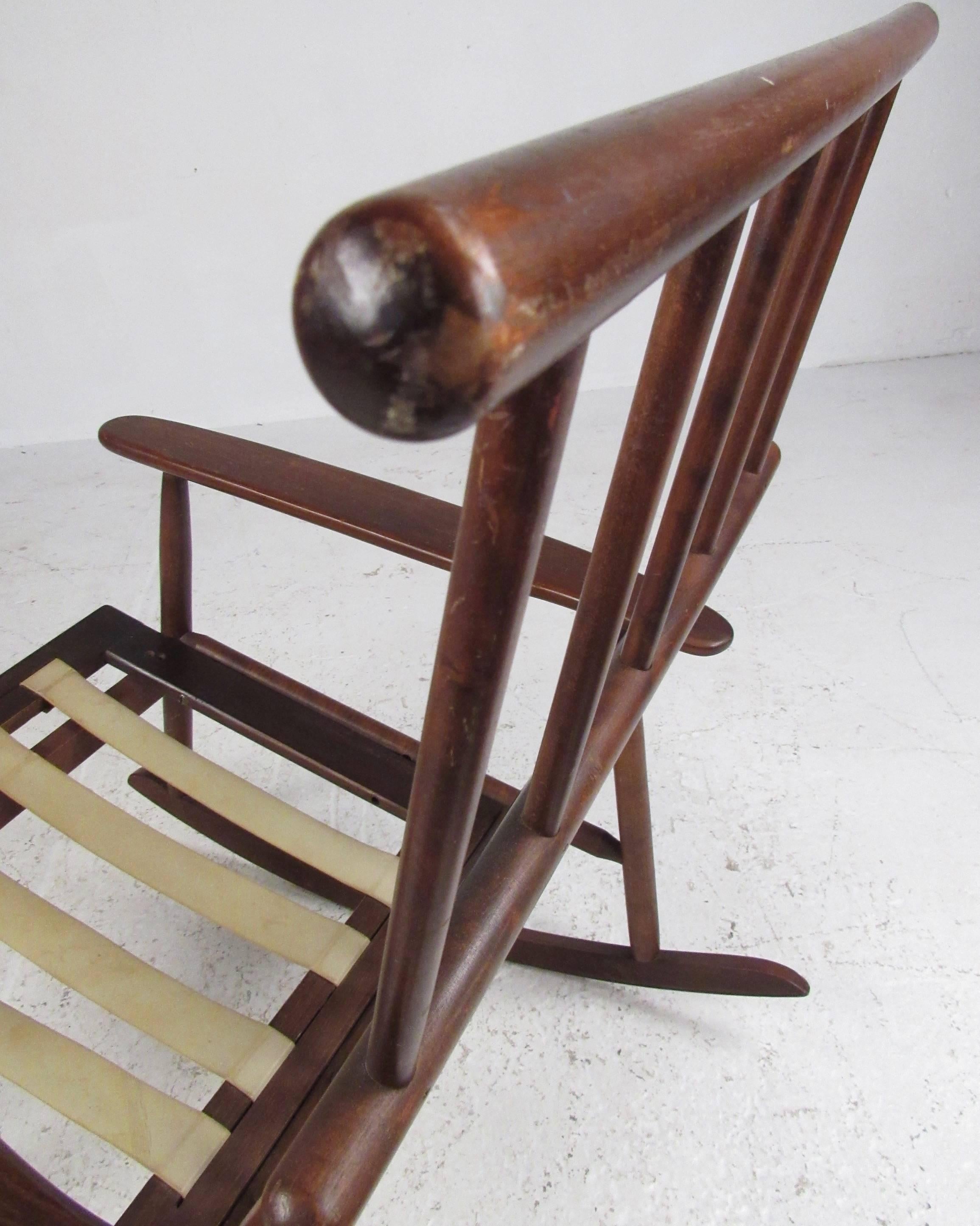 Mid Century Modern Rocking Chair For Sale At 1stdibs