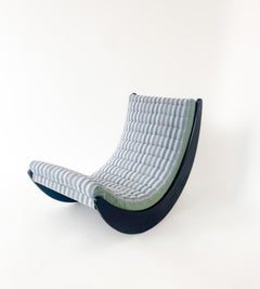 Moderner Schaukelstuhl Relaxer aus der Mitte des Jahrhunderts von Verner Panton, Deutschland, 1970er Jahre