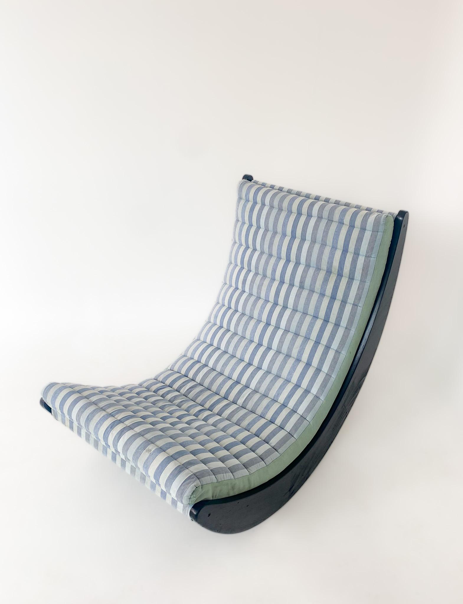 20th Century Mid-Century Modern Rocking Chair Relaxer by Verner Panton, Germany, 1970s For Sale
