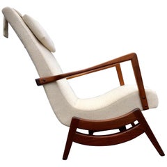 Mid-Century Modern Rocking Lounge Chair Contour