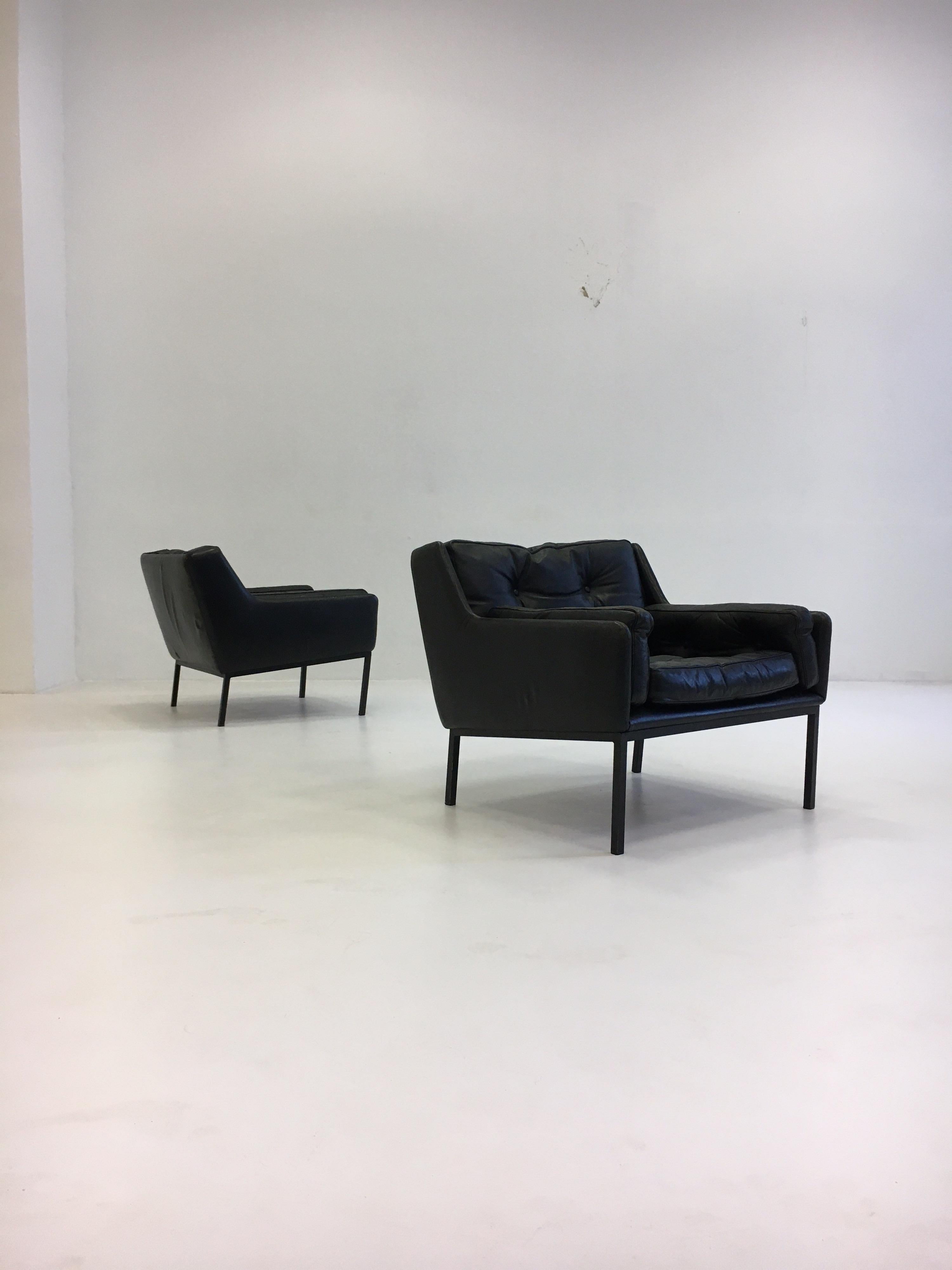 Mid-Century Modern Roland Rainer Lounge Chairs, Austria, 1960s 9