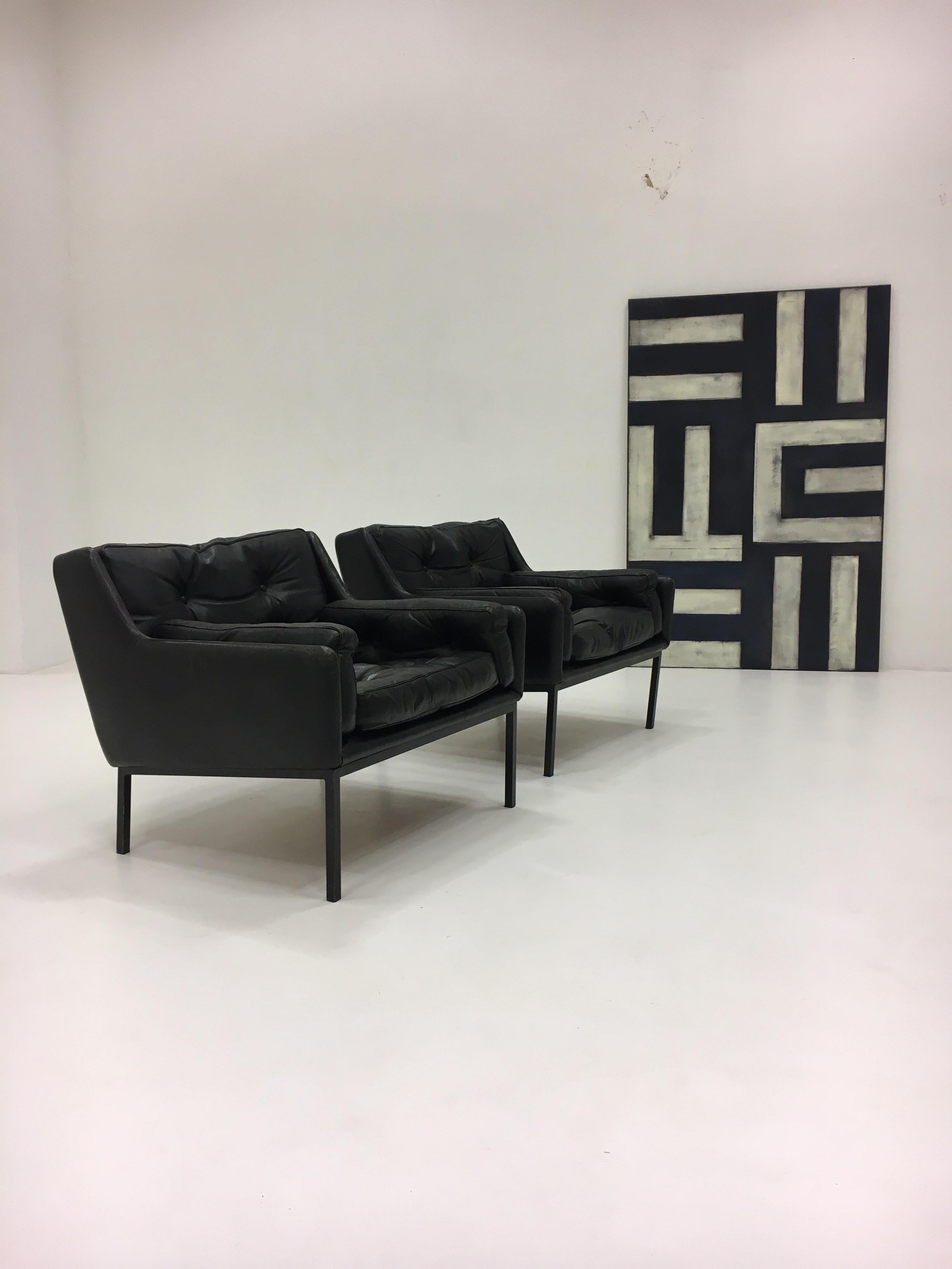 Mid-Century Modern Roland Rainer Lounge Chairs, Austria, 1960s 11