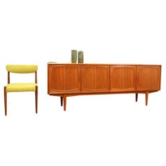 Mid-Century Modern Rolf Rastad Vintage Norwegian Credenza Sideboard