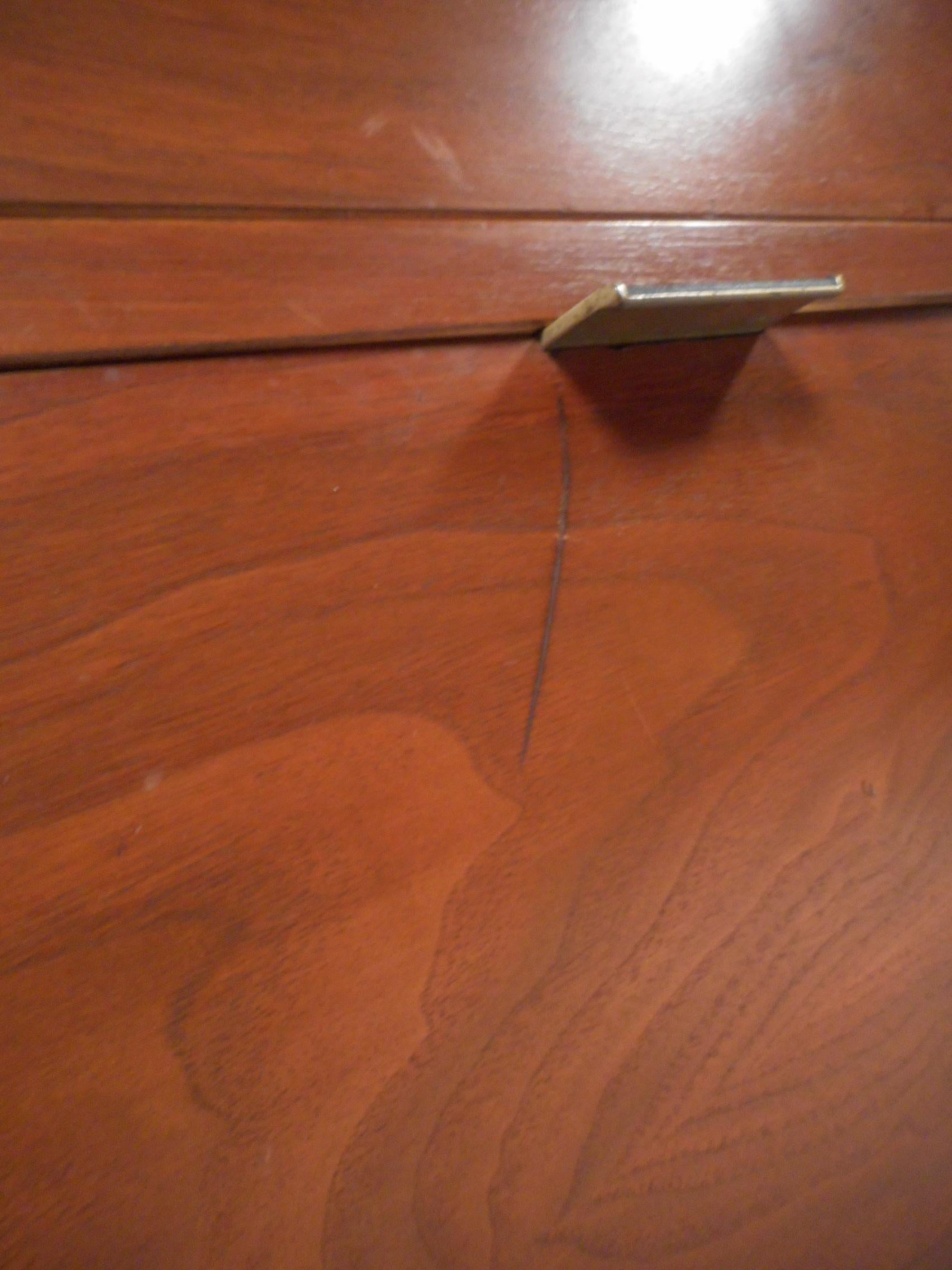 Mid-Century Modern Roll Top Secretary Desk by Hooker 3