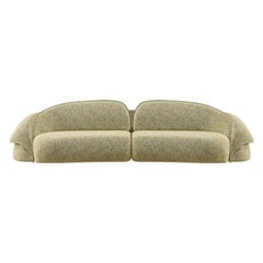 Mid-century Modern Romy Sofa Bouclé Messing