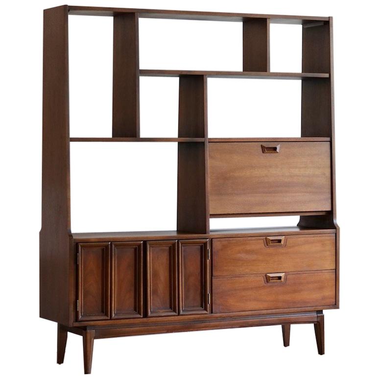 Mid Century Modern Room Divider Shelving Unit For Sale At 1stDibs Mid Century Modern Room Divider Shelving Unit For Sale At 1stDibs