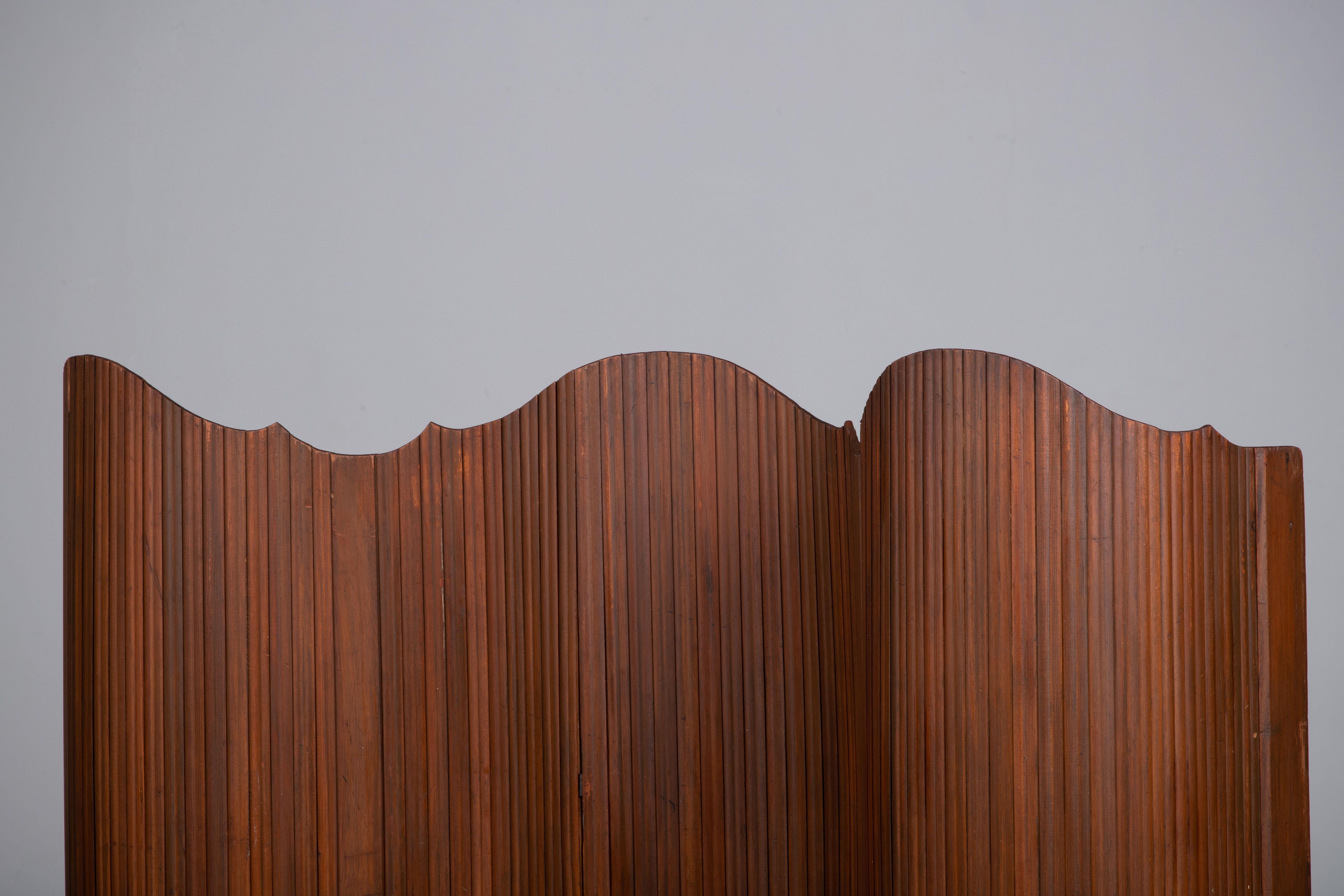 Mid-Century Modern Room Screen Baumann Fils & Cie Paravent Divider, France 7