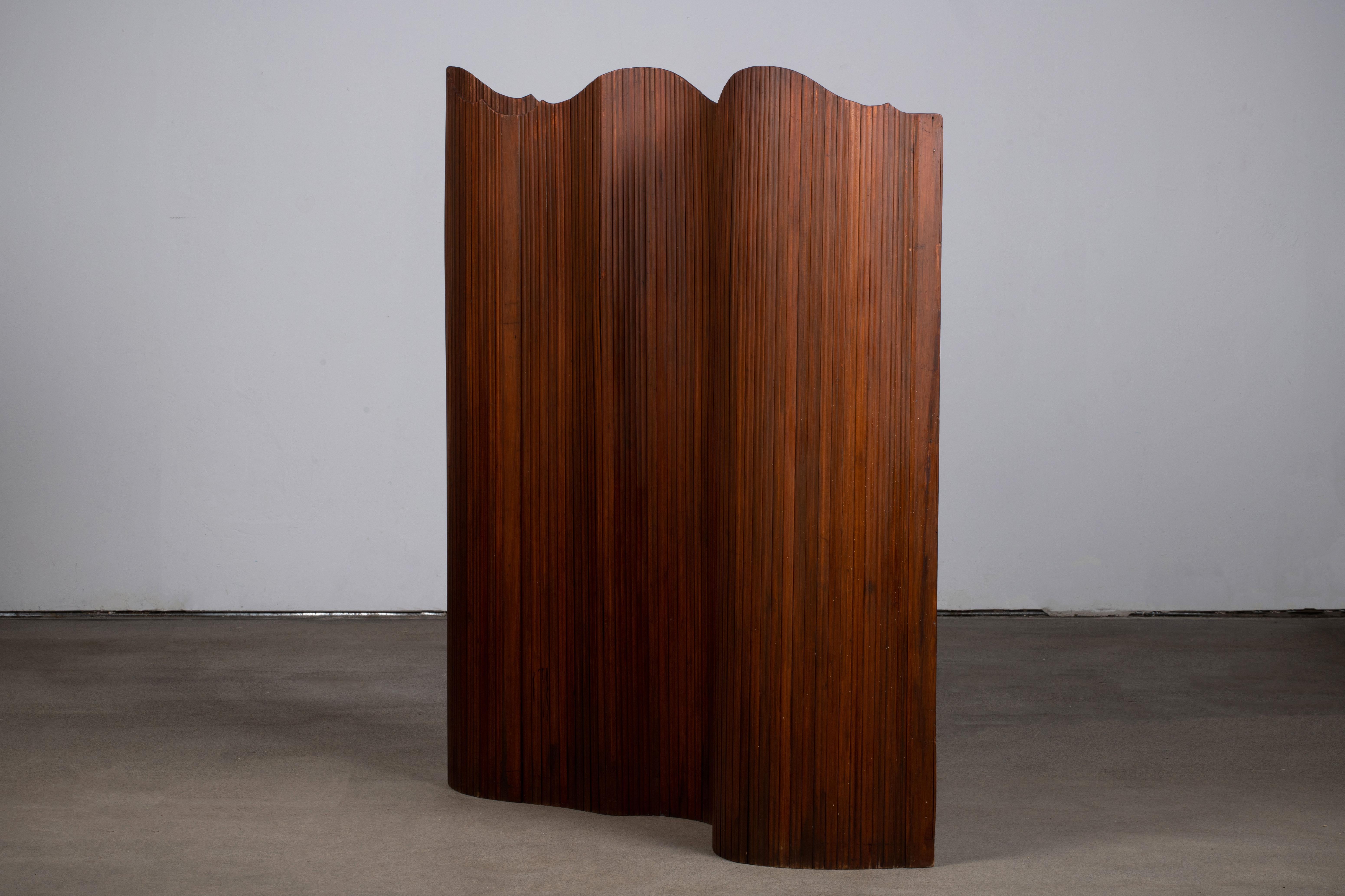 Mid-Century Modern Room Screen Baumann Fils & Cie Paravent Divider, France 8