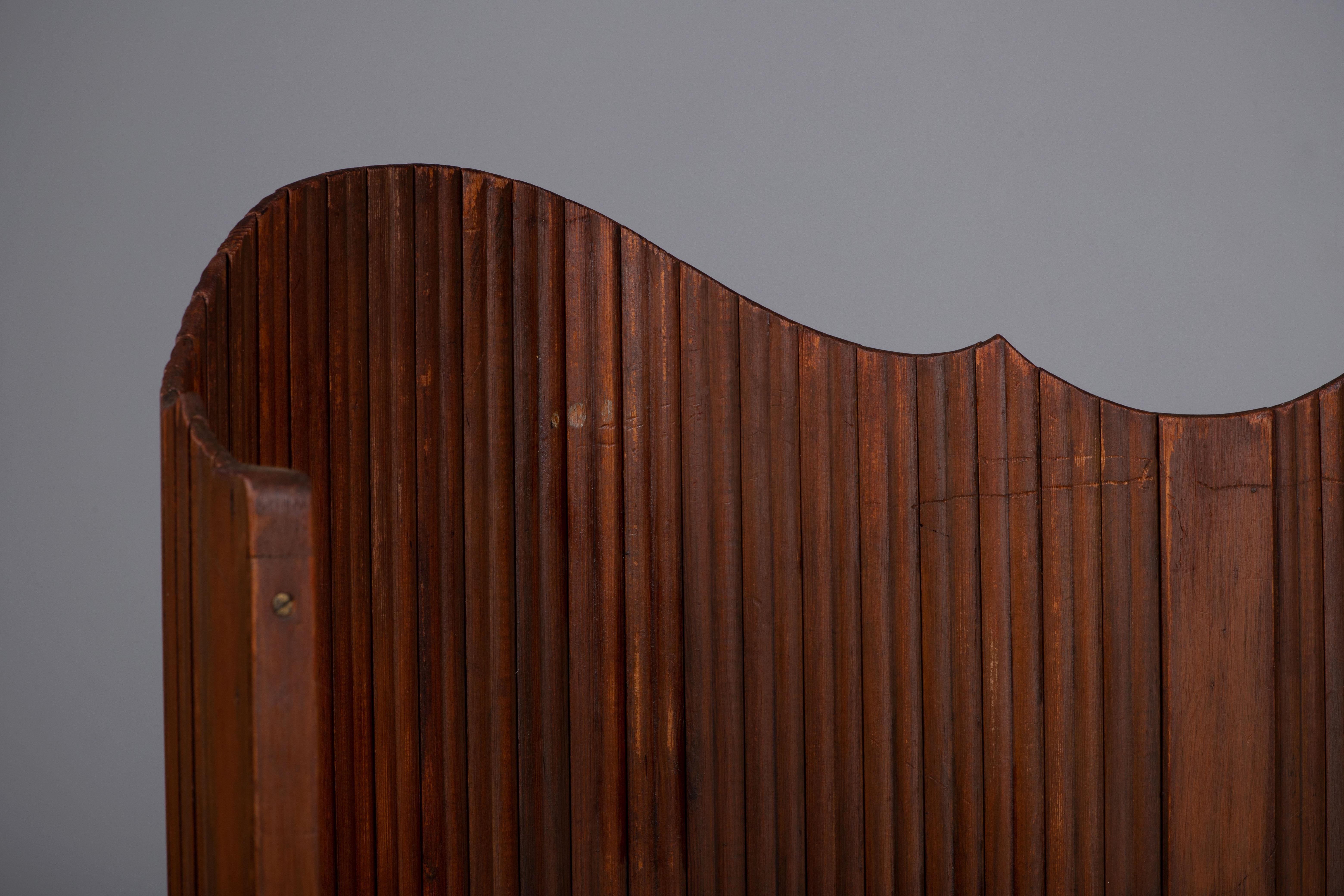 Mid-Century Modern Room Screen Baumann Fils & Cie Paravent Divider, France 4