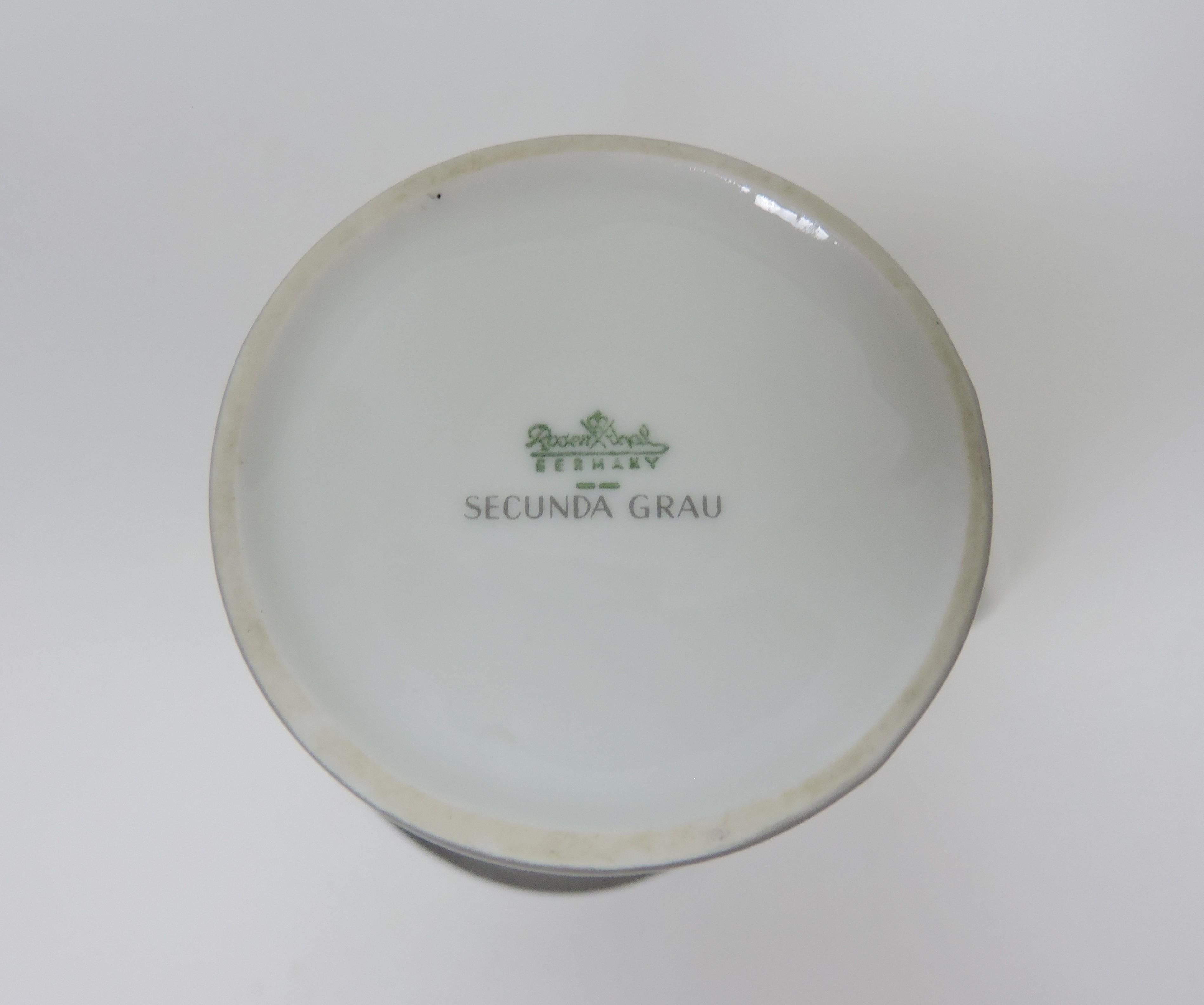 Set da caffè di metà secolo Rosenthal Raymond Loewy Form 2000 Secunda Grau In condizioni buone in vendita a Chesterfield, NJ