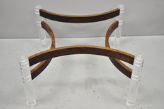 Mid-Century Modern Rosewood and Lucite Charles Hollis Jones Coffee Table Base