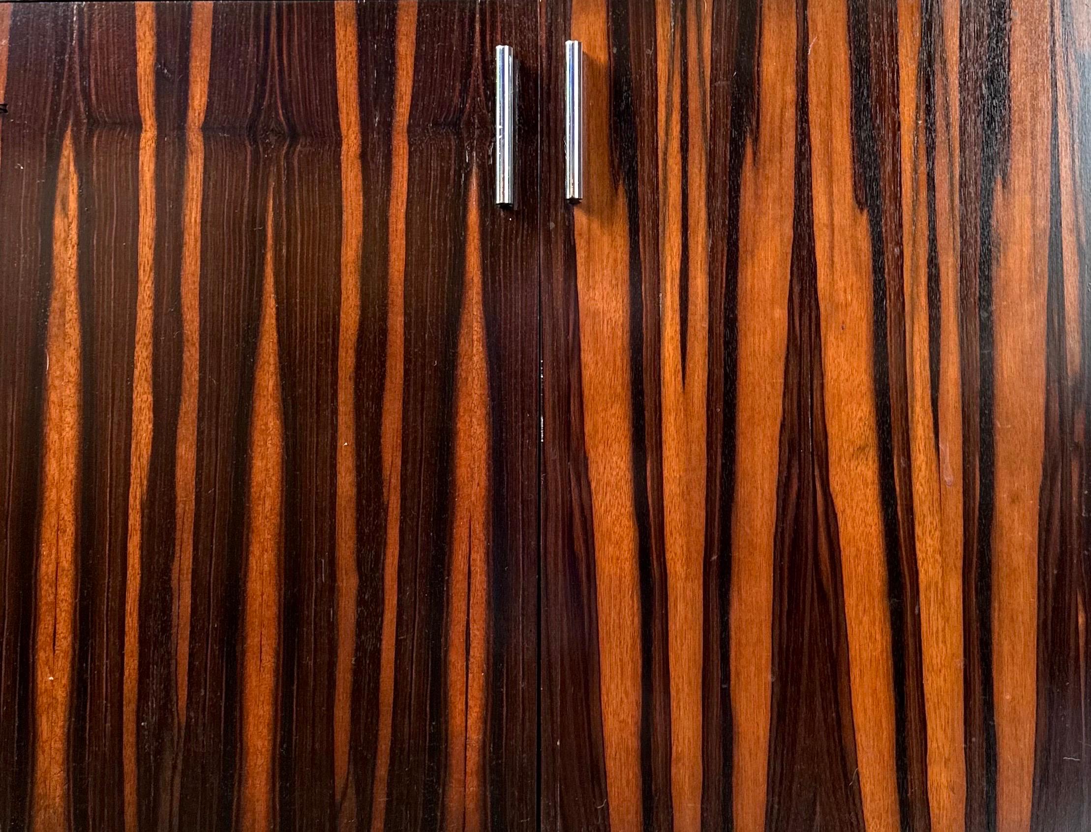 Woodwork Mid Century Modern Rosewood and Walnut Dresser circa 1960