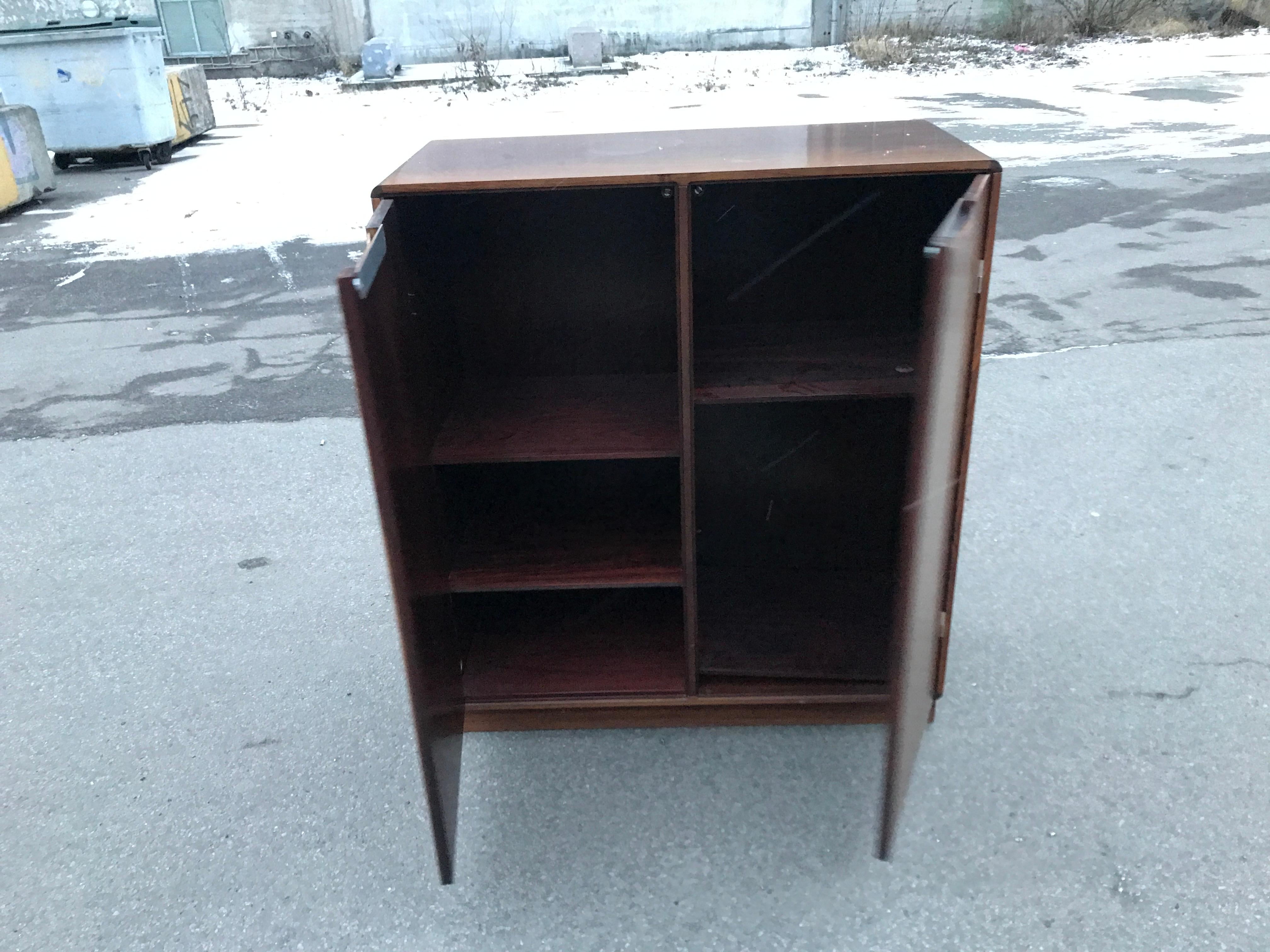 Mid-20th Century Mid-Century Modern Rosewood Bar Cabinet by Danish Maker Sibast Mobler, 1960s