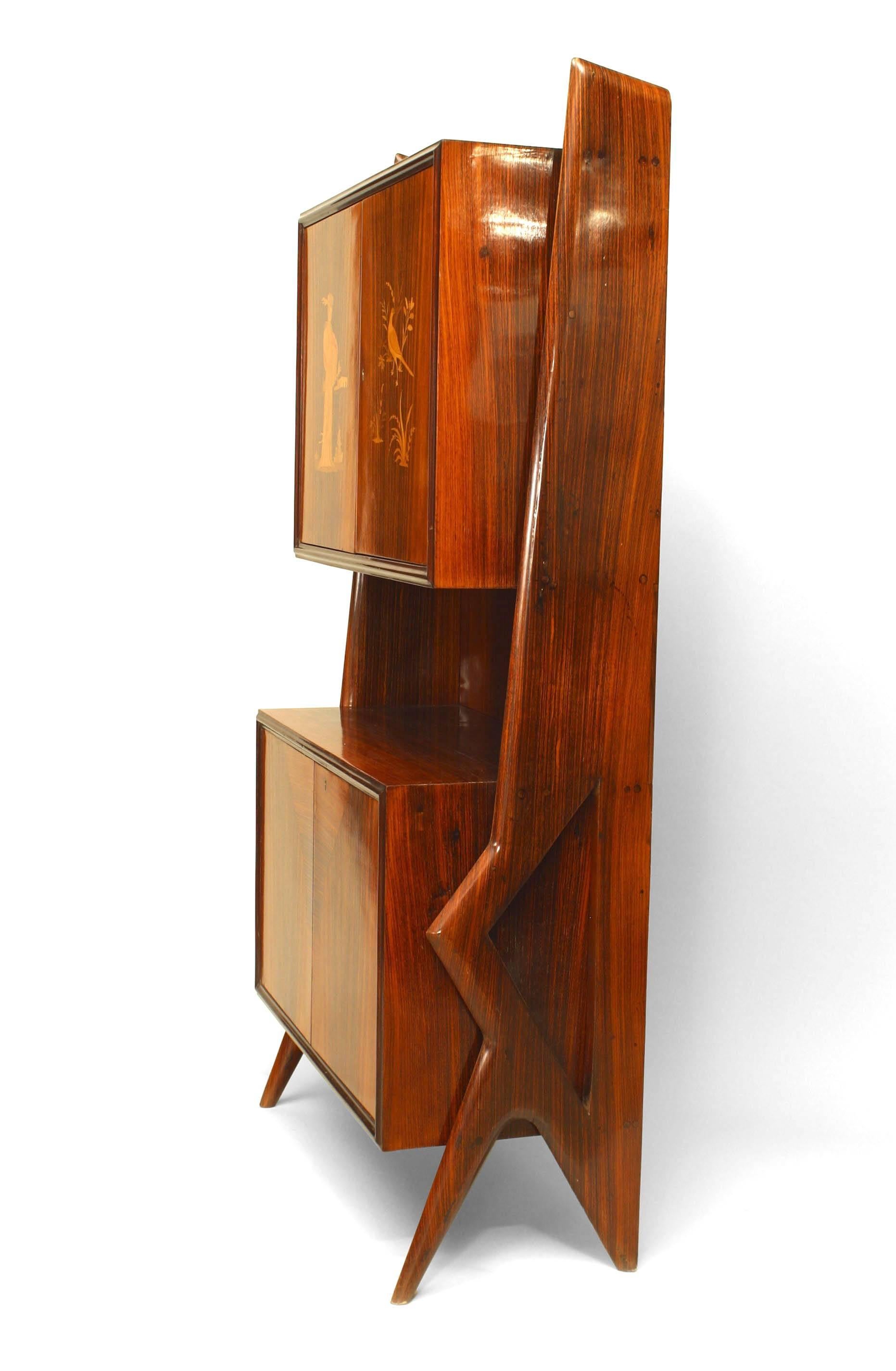 Mid-Century Modern Mid-Century Italian Ico Parisi Italian Rosewood Cabinet For Sale