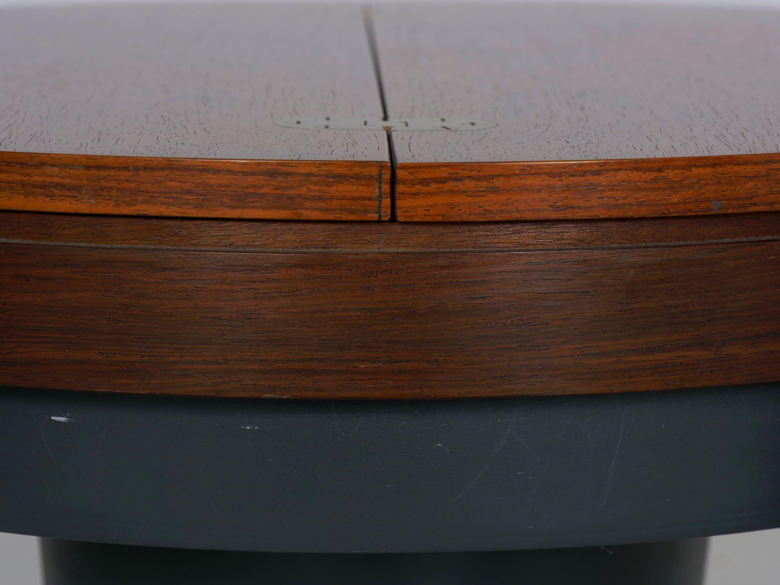 Mid-Century Modern Rosewood Cocktail Bar Accent Table, Relling & Rastad, Norway 10