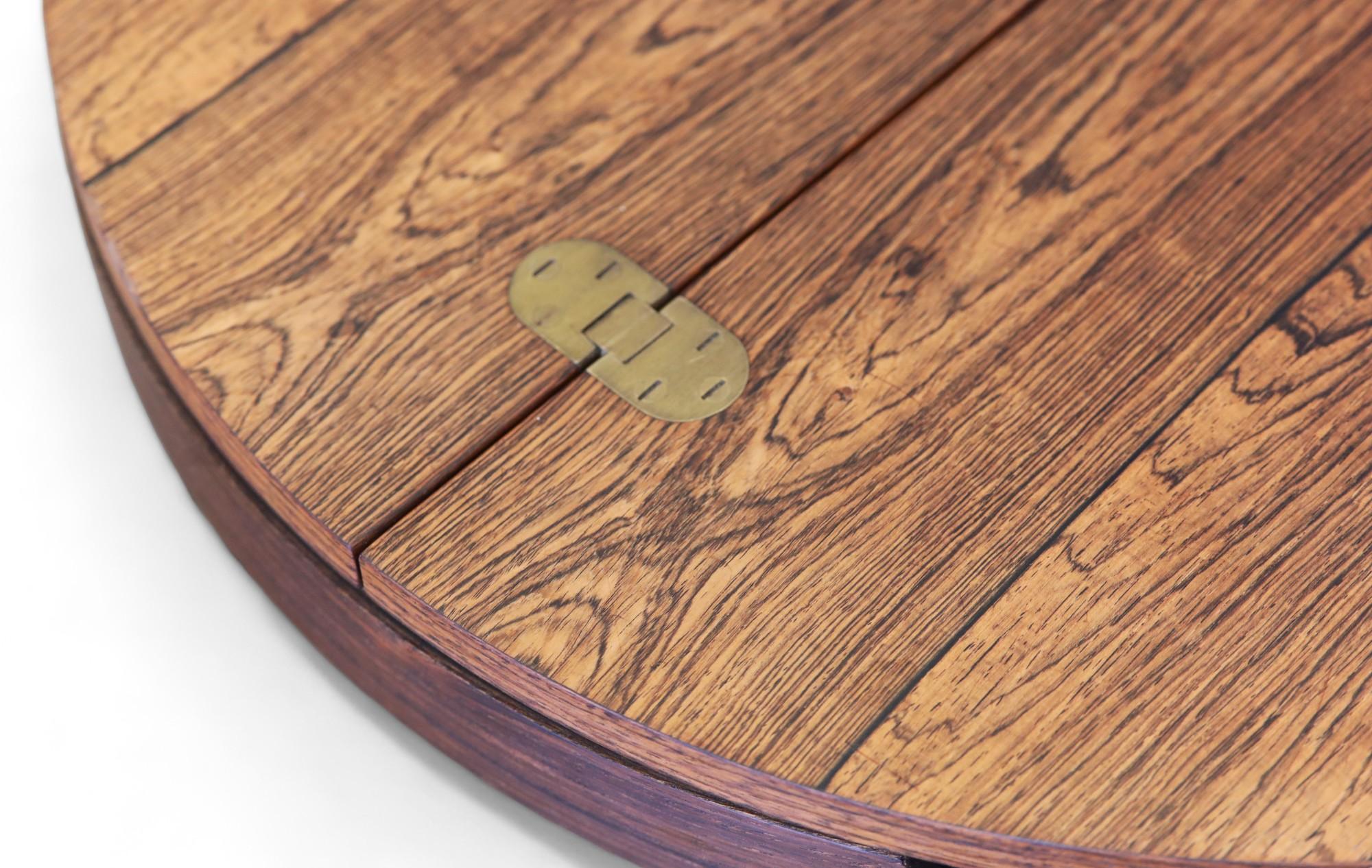 Scandinavian Modern Mid-Century Modern Rosewood Cocktail Bar Accent Table, Relling & Rastad, Norway For Sale