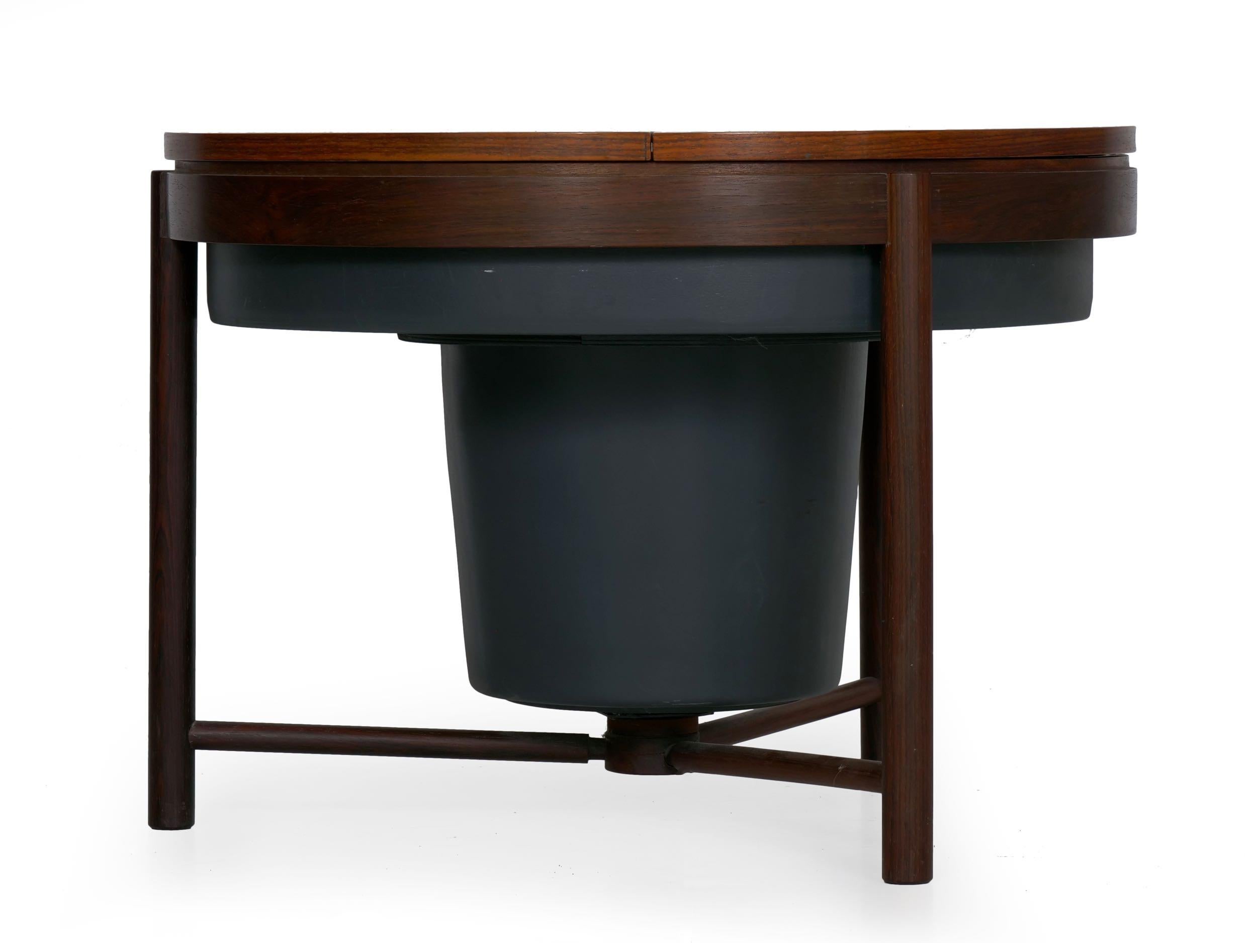 20th Century Mid-Century Modern Rosewood Cocktail Bar Accent Table, Relling & Rastad, Norway