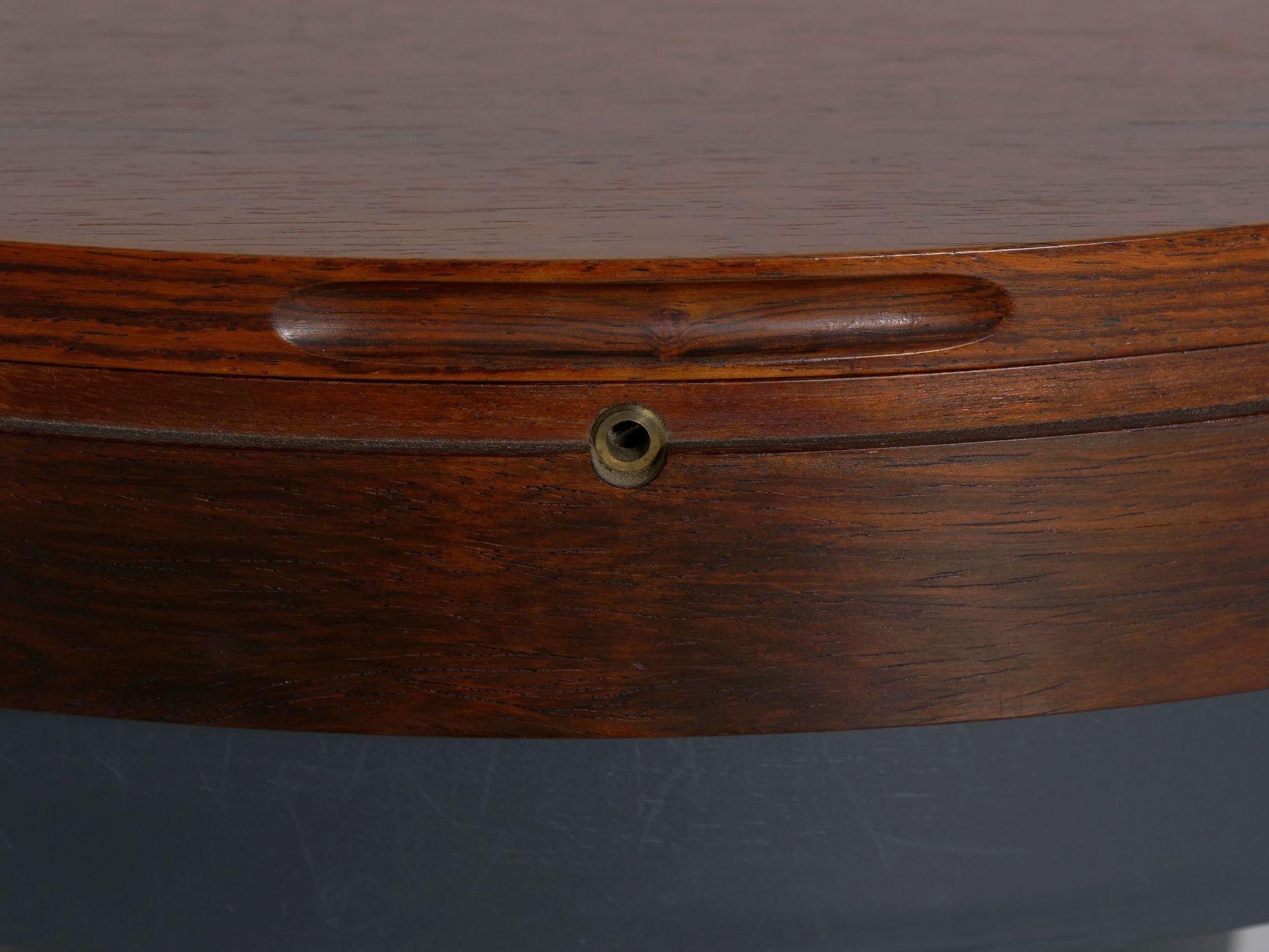 20th Century Mid-Century Modern Rosewood Cocktail Bar Accent Table, Relling & Rastad, Norway For Sale