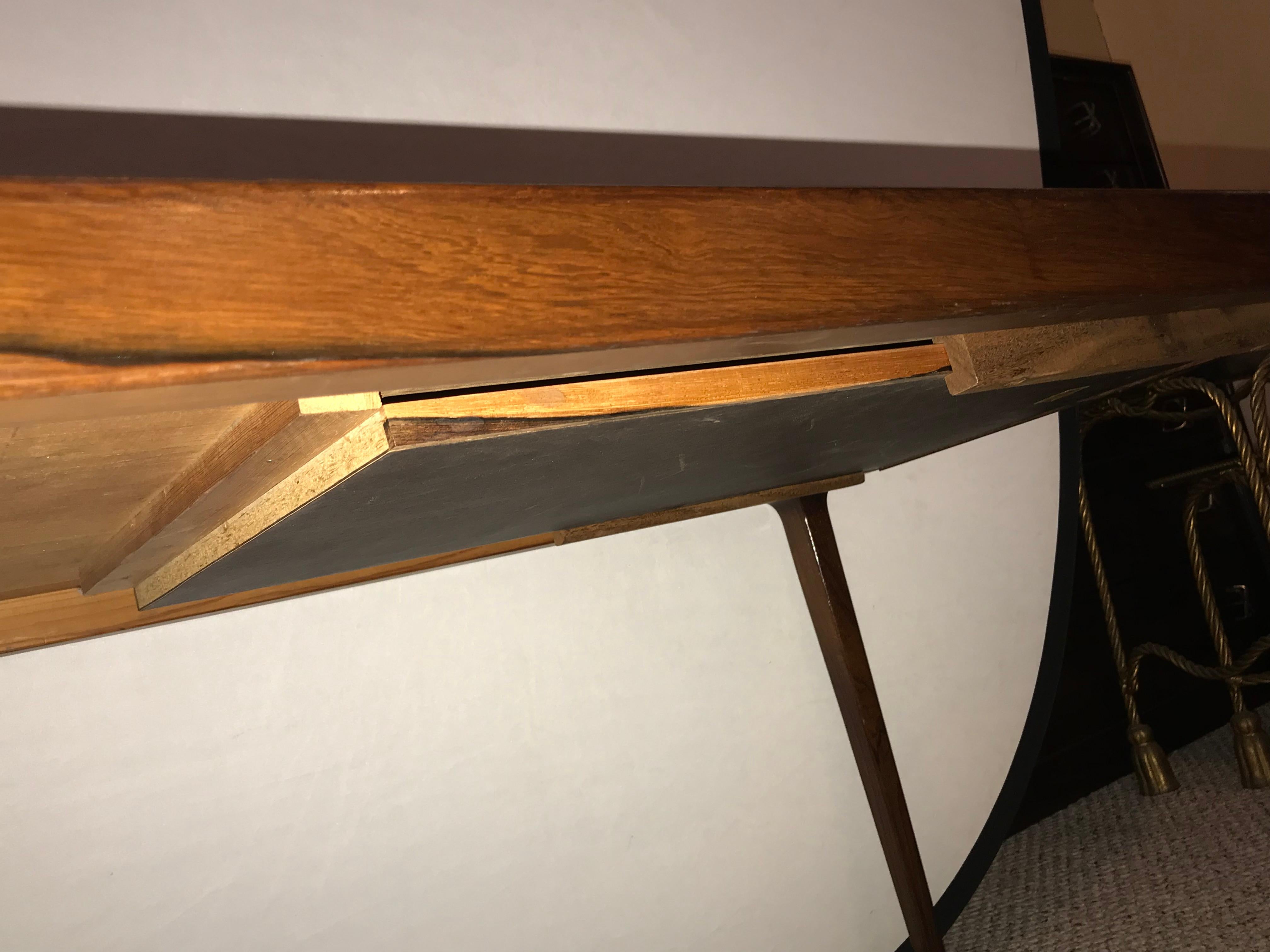 Mid-Century Modern Rosewood Coffee or Low Table with Pull Out Sides 2