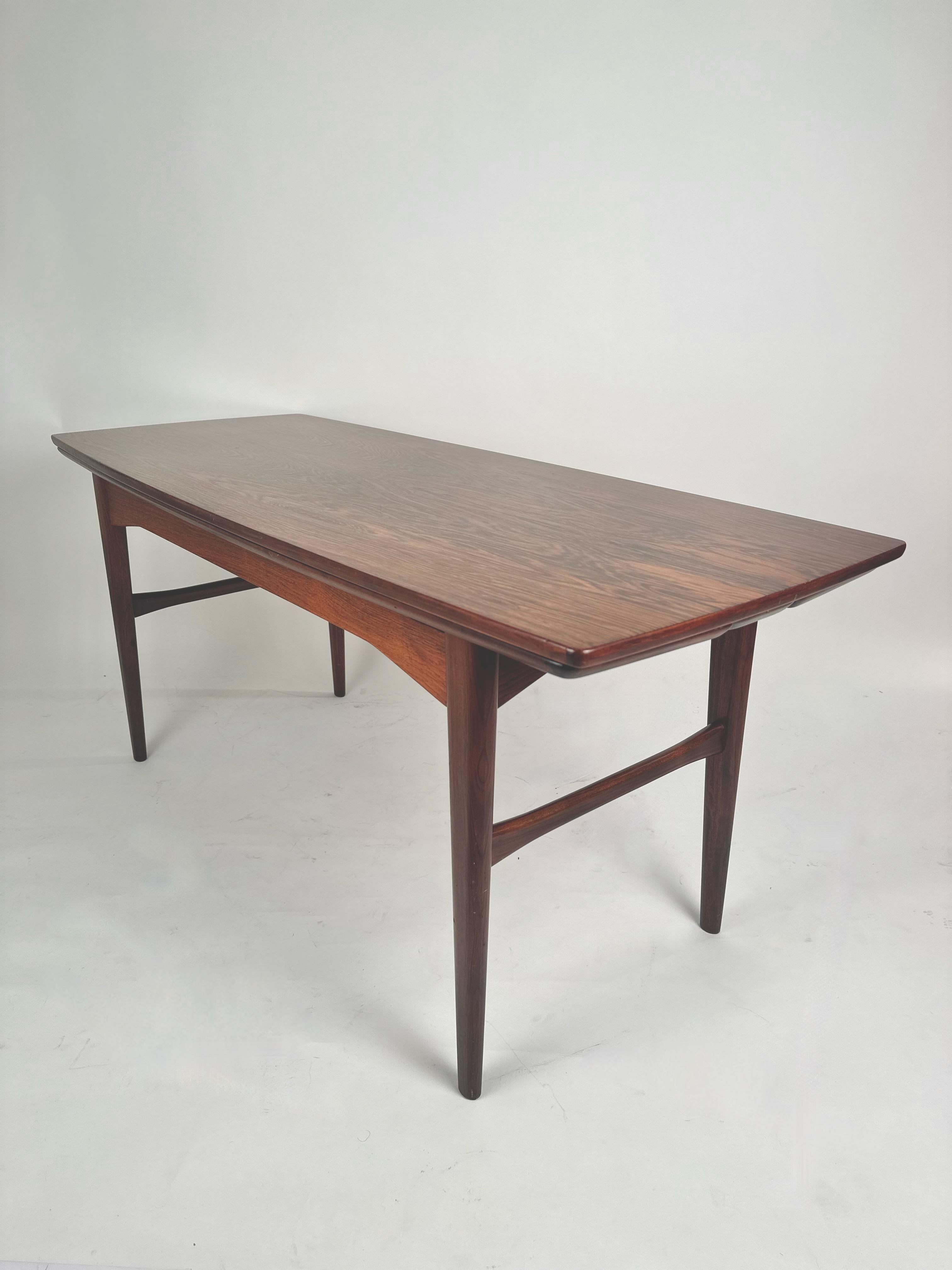 Mid-Century Modern Rosewood Console/Coffee Table, Denmark, 1950 5