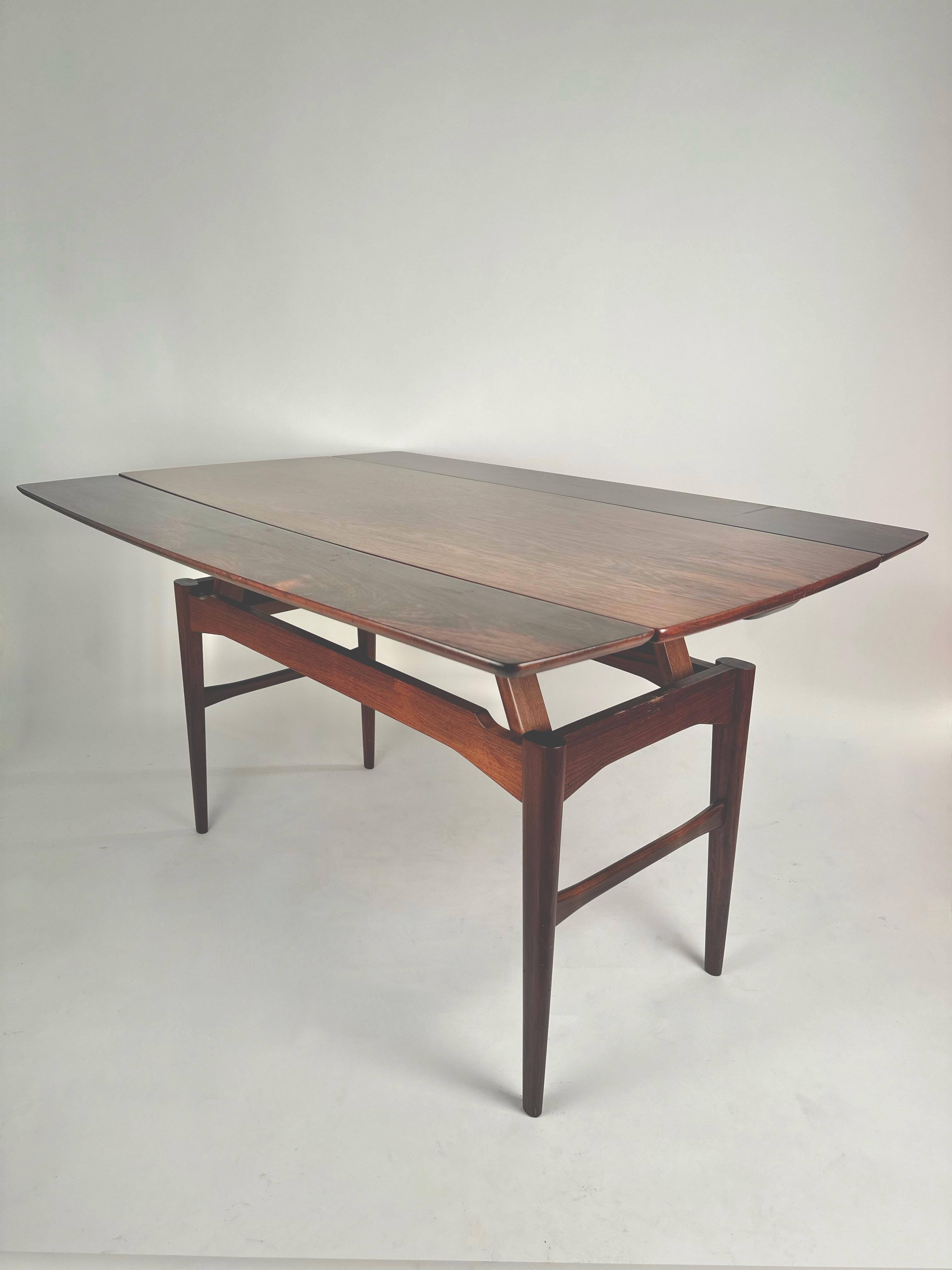 Mid-Century Modern Rosewood Console/Coffee Table, Denmark, 1950 6