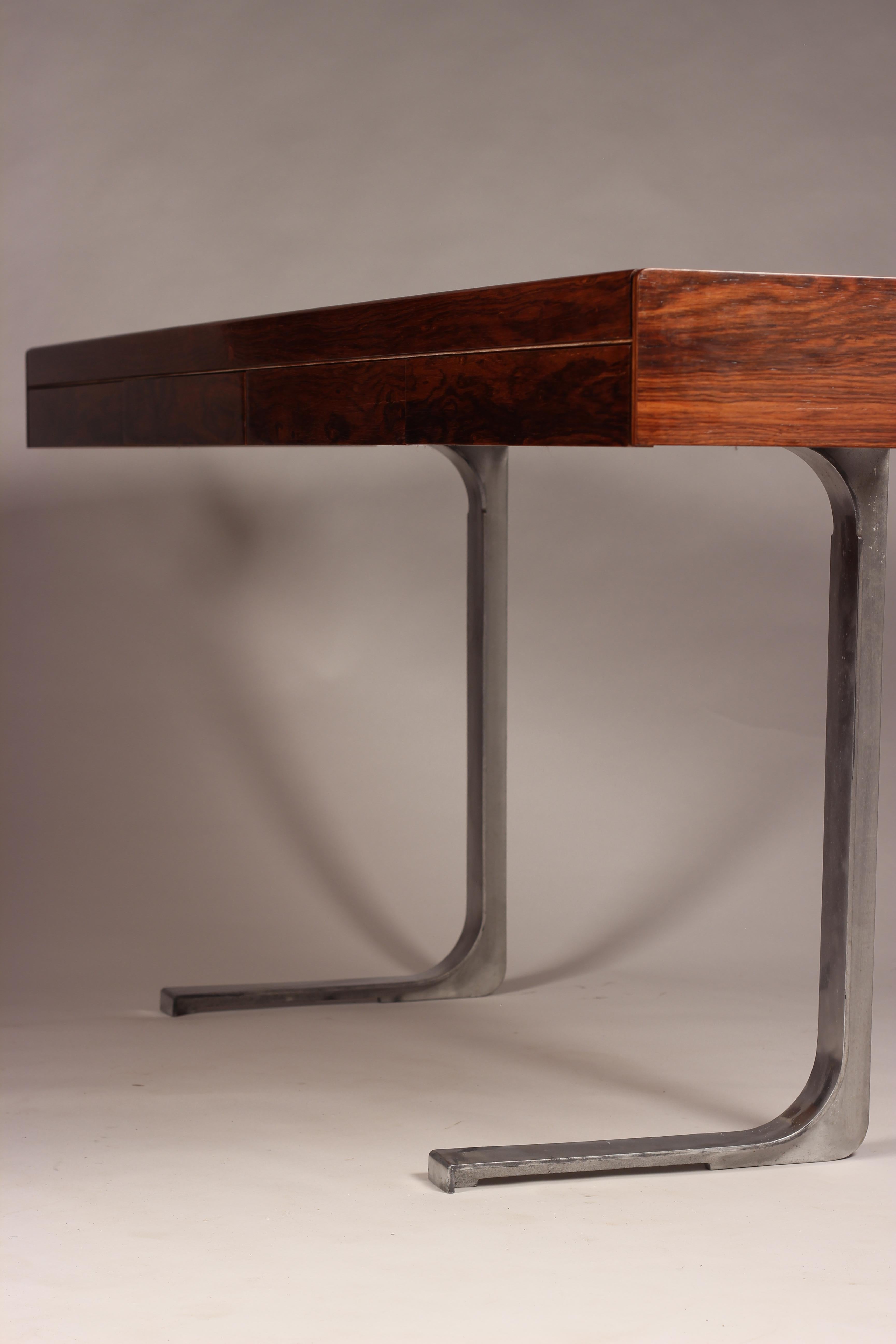 Mid Century Modern Rosewood Console Table or Desk by Robert Heritage 5