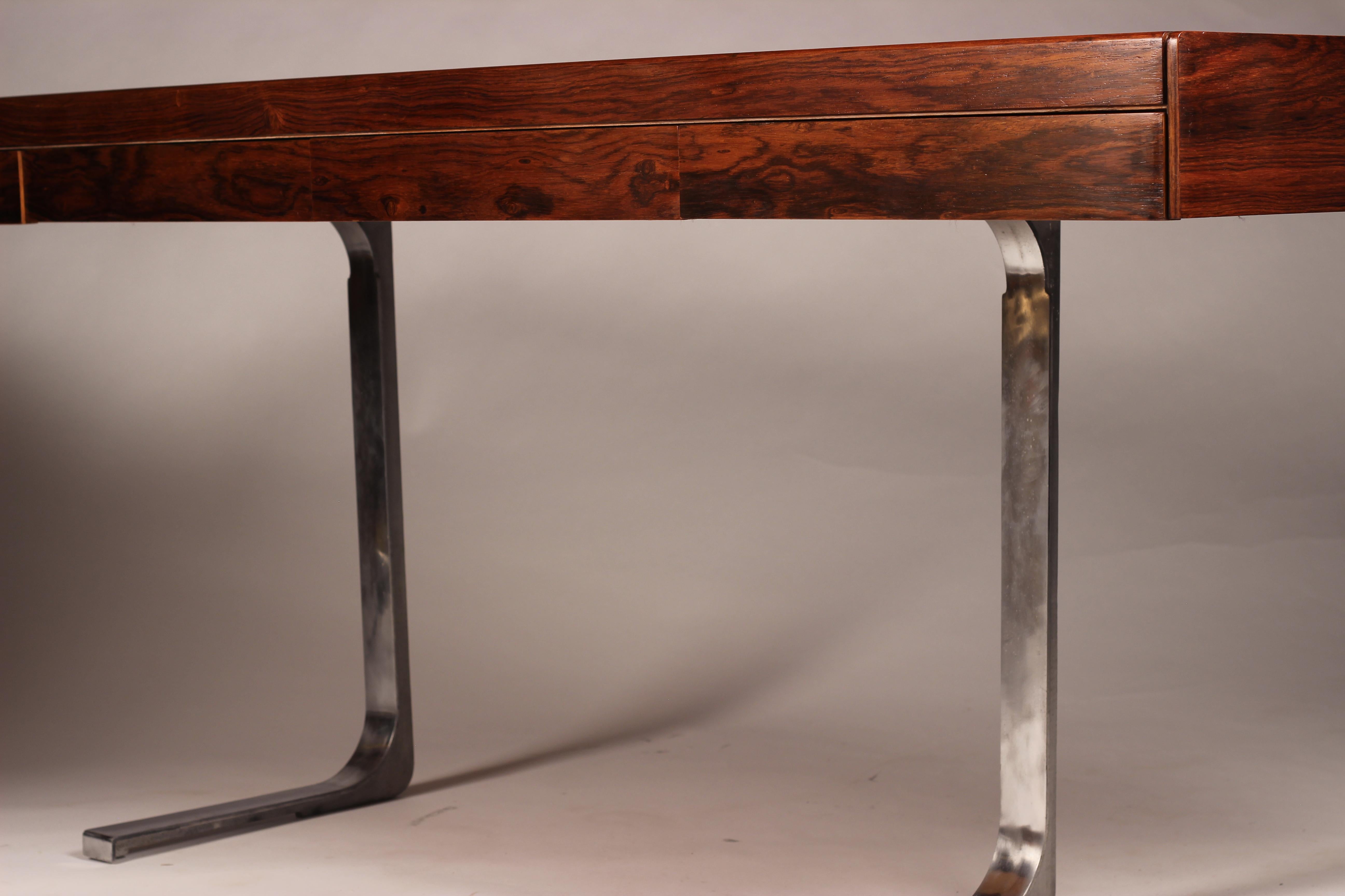 Mid Century Modern Rosewood Console Table or Desk by Robert Heritage 8