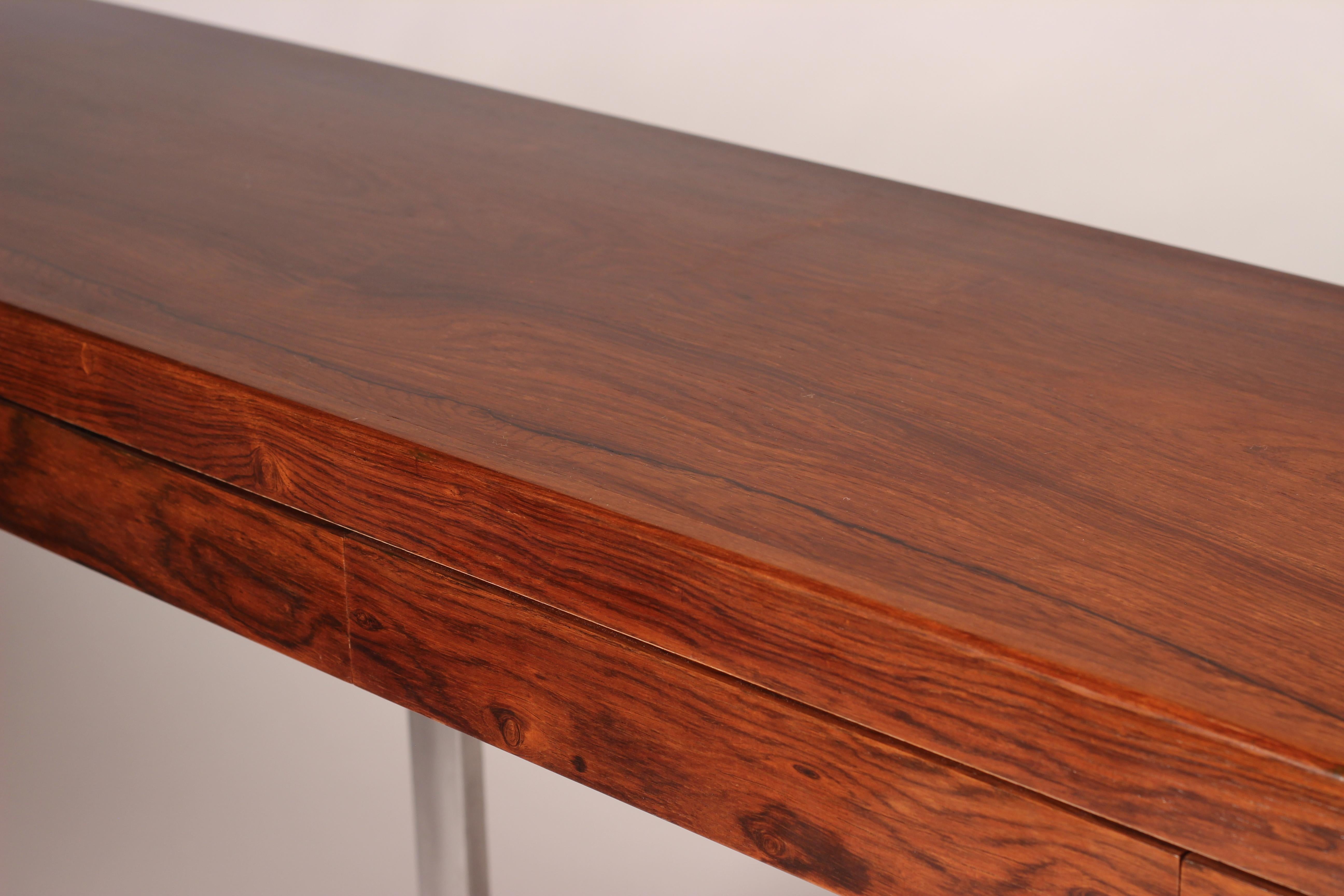 Mid Century Modern Rosewood Console Table or Desk by Robert Heritage 10