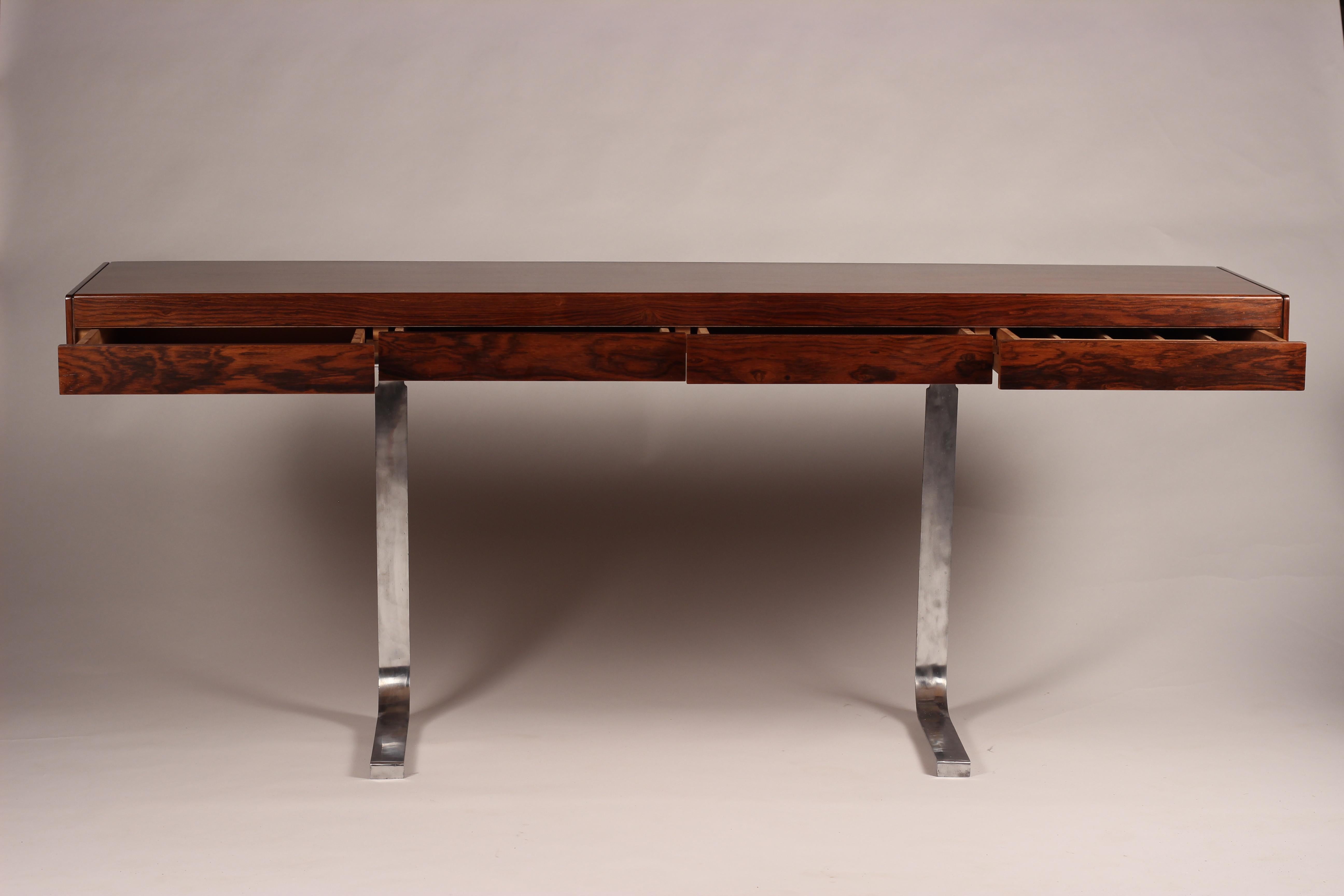 Mid-Century Modern Mid Century Modern Rosewood Console Table or Desk by Robert Heritage