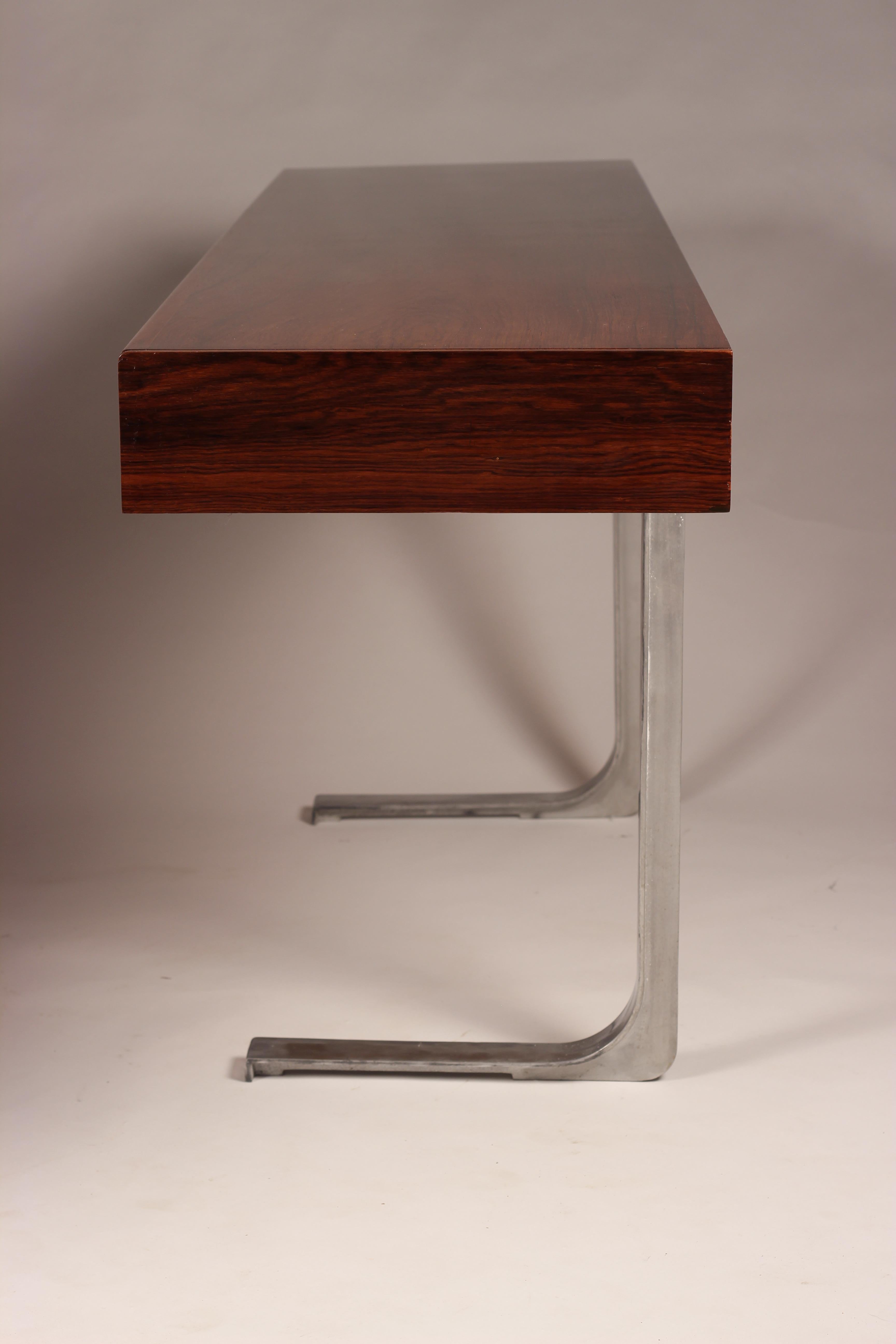 Mid Century Modern Rosewood Console Table or Desk by Robert Heritage 2