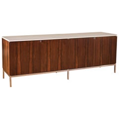 Mid-Century Modern Rosewood Credenza by Florence Knoll