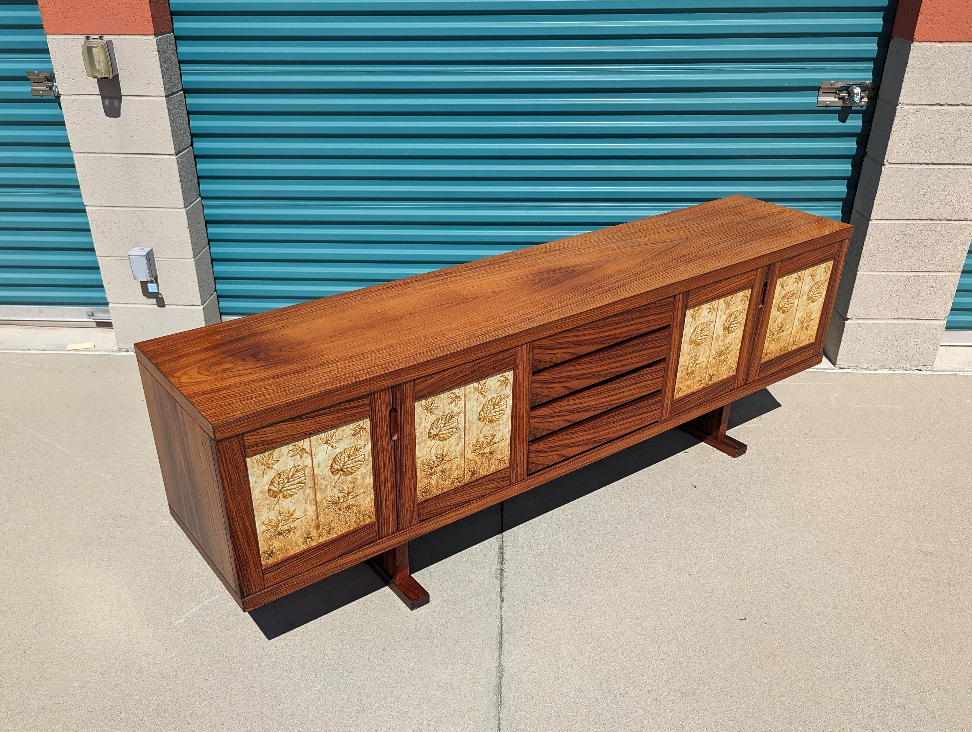 Mid Century Modern Rosewood Credenza by Poul H. Poulsen for Gangso Mobler 3